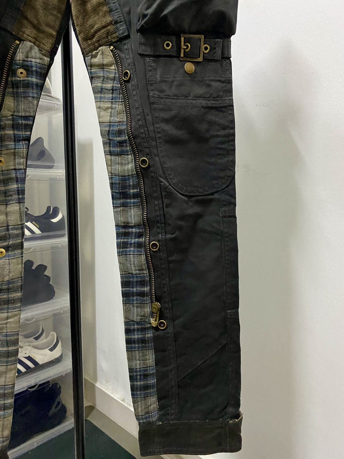 Undercover Vintage Undercover AW08 oiled waxed Cargo Bondage Pants Size US 30 / EU 46 - 6 Thumbnail