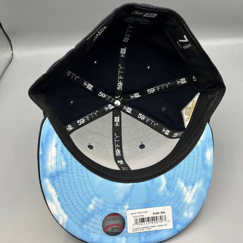 New Era Houston Astros Hat Men 7 5/8 Cloud 59Fifty New Era Fitted Size ONE SIZE - 6 Thumbnail