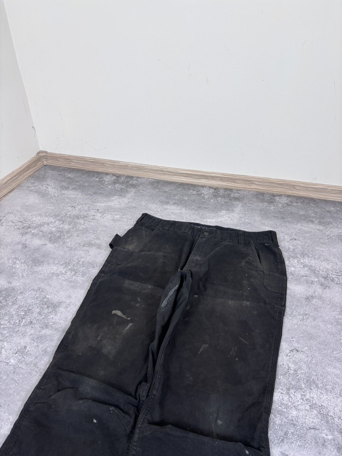Carhartt Carhartt Rugged Flex Steel Double Knee Black Carpenter Pants Size US 36 / EU 52 - 4 Thumbnail