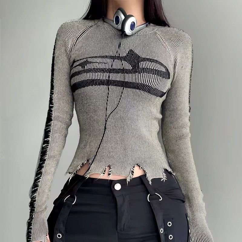 Other Vintage Retro Ripped Streetwear Knitwear Pullover Size S / US 4 / IT 40 - 14 Thumbnail