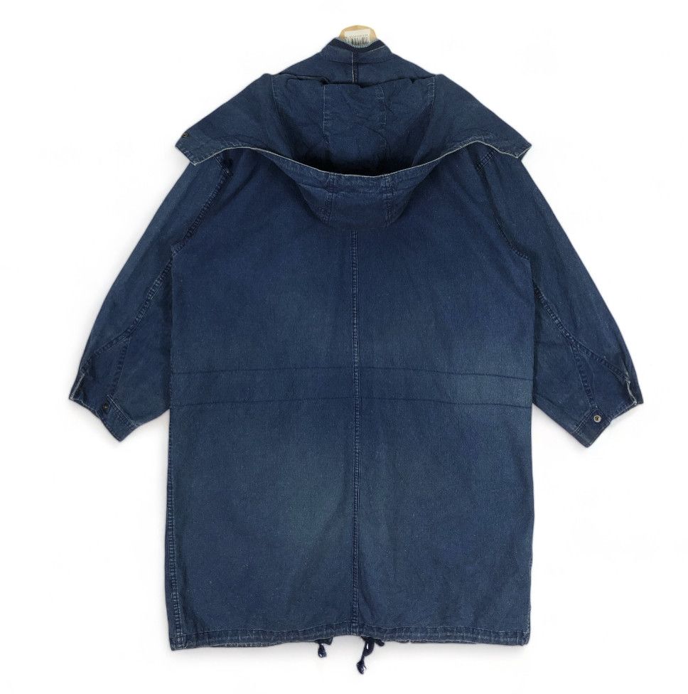 Marithe + Francois Girbaud RARE🔥80’S MFG NUN STYLE DENIM JACKET FLAP ZIP HOOD Size US L / EU 52-54 / 3 - 4 Thumbnail