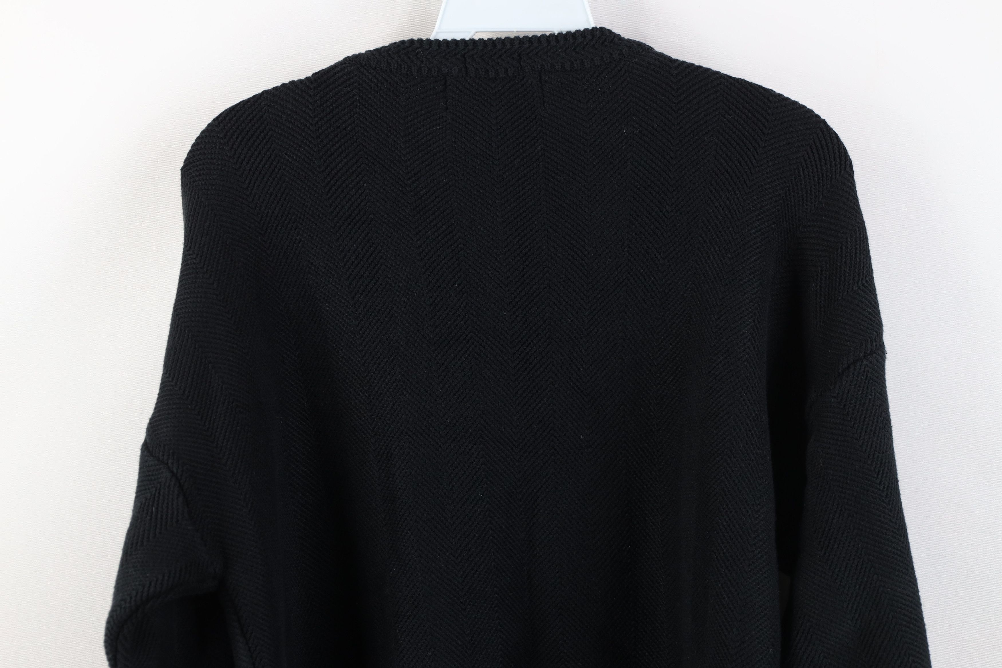 Vintage Deadstock Vintage 90s Chaps Ralph Lauren Knit Sweater Black Size US M / EU 48-50 / 2 - 10 Thumbnail