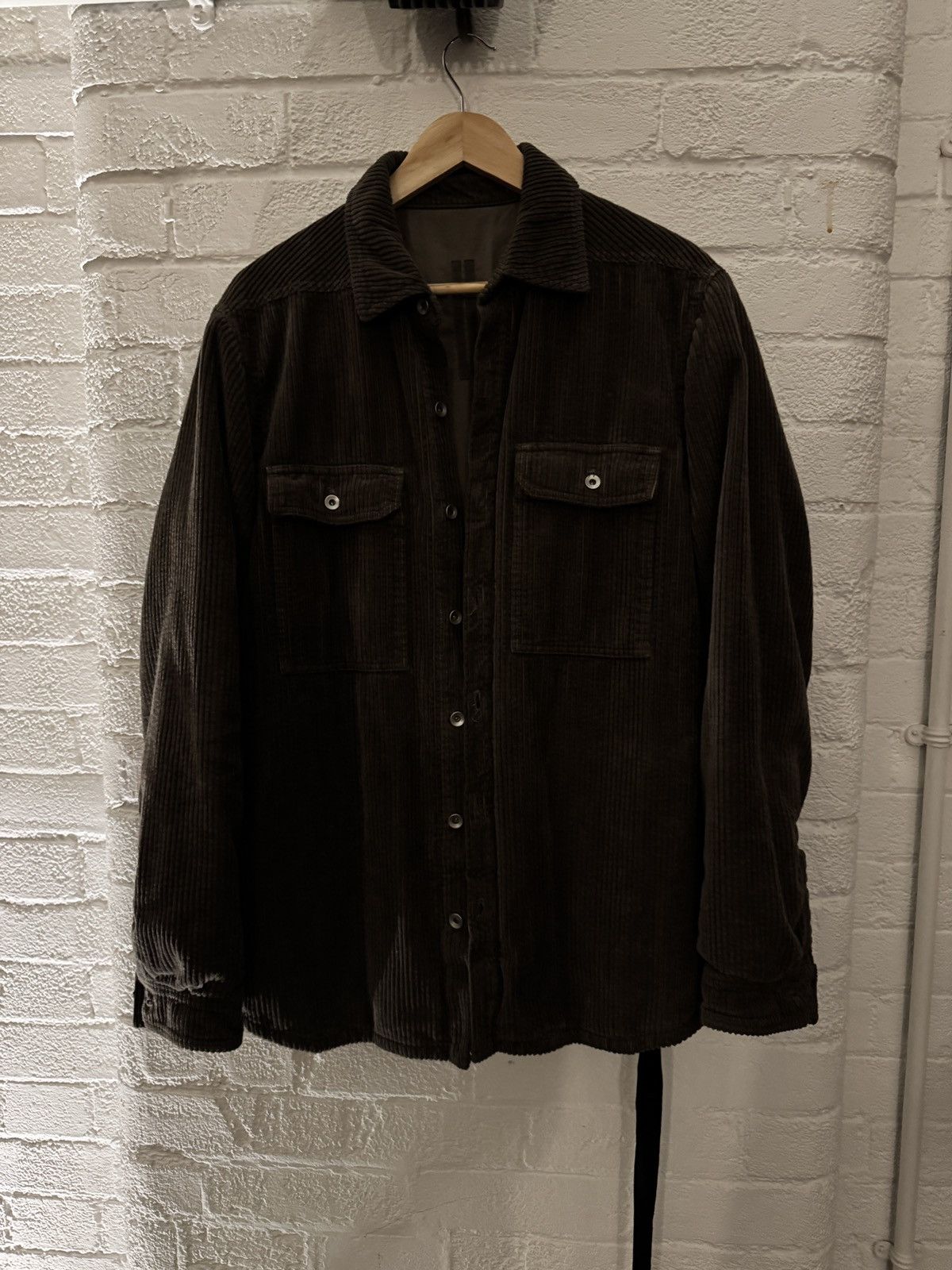 Rick Owens Rick Owen corduroy outer shirt Size US L / EU 52-54 / 3 - 3 Thumbnail
