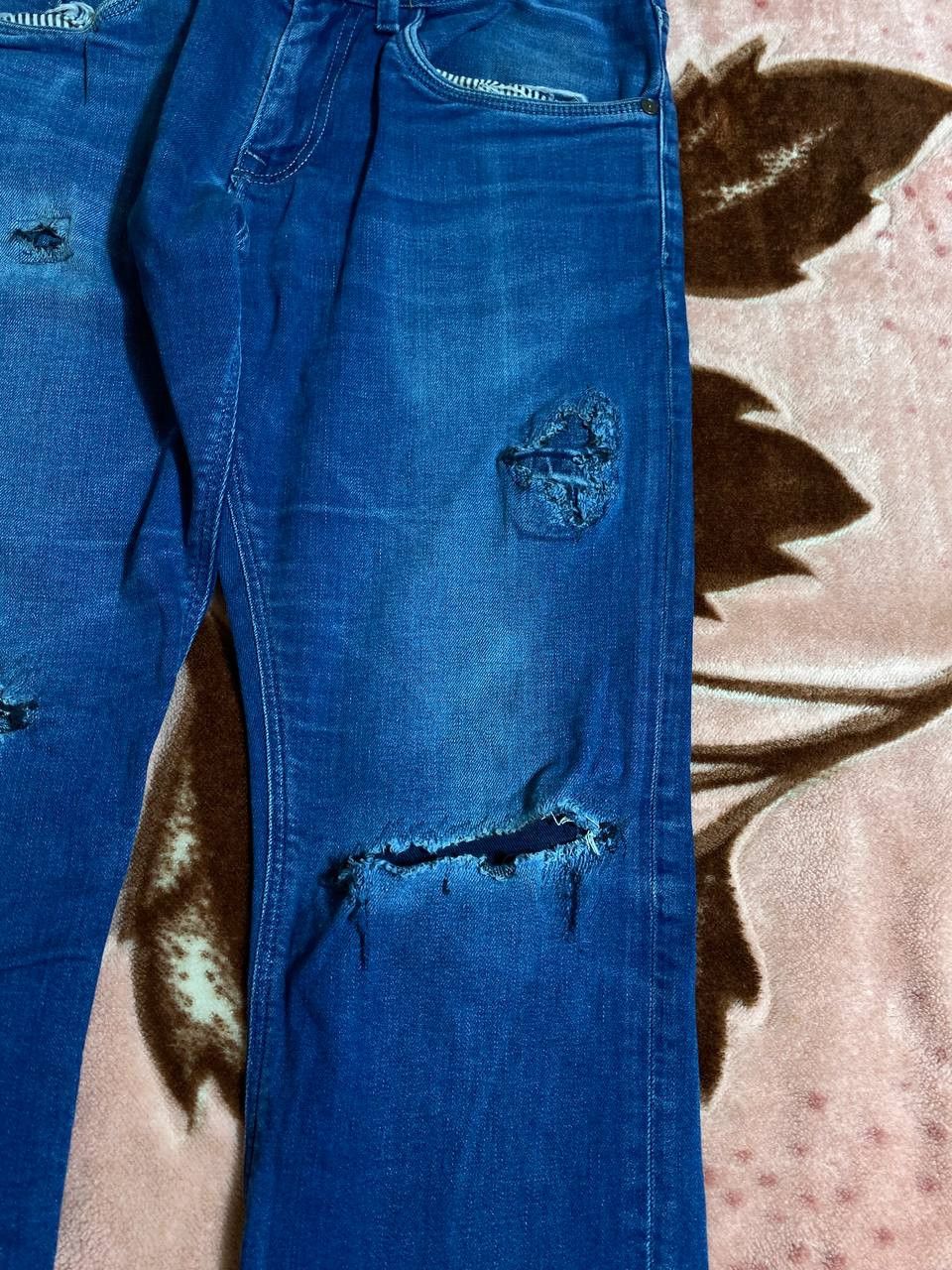 Tommy Hilfiger Crazy Crash Tommy Hilfiger Dirty Baggy Faded Distressed Jean Size US 33 - 15 Thumbnail