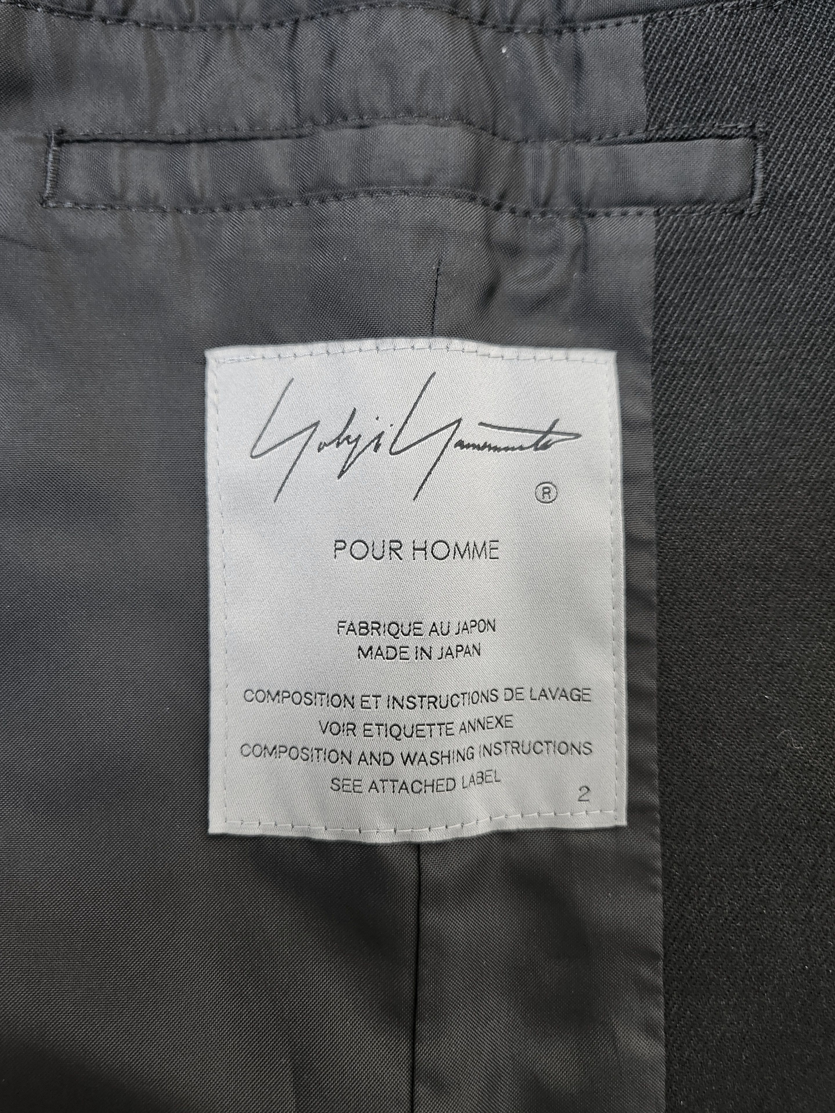 Yohji Yamamoto Yohji Yamamoto Pour Homme 21AW Tailored Jacket Size US M / EU 48-50 / 2 - 6 Thumbnail