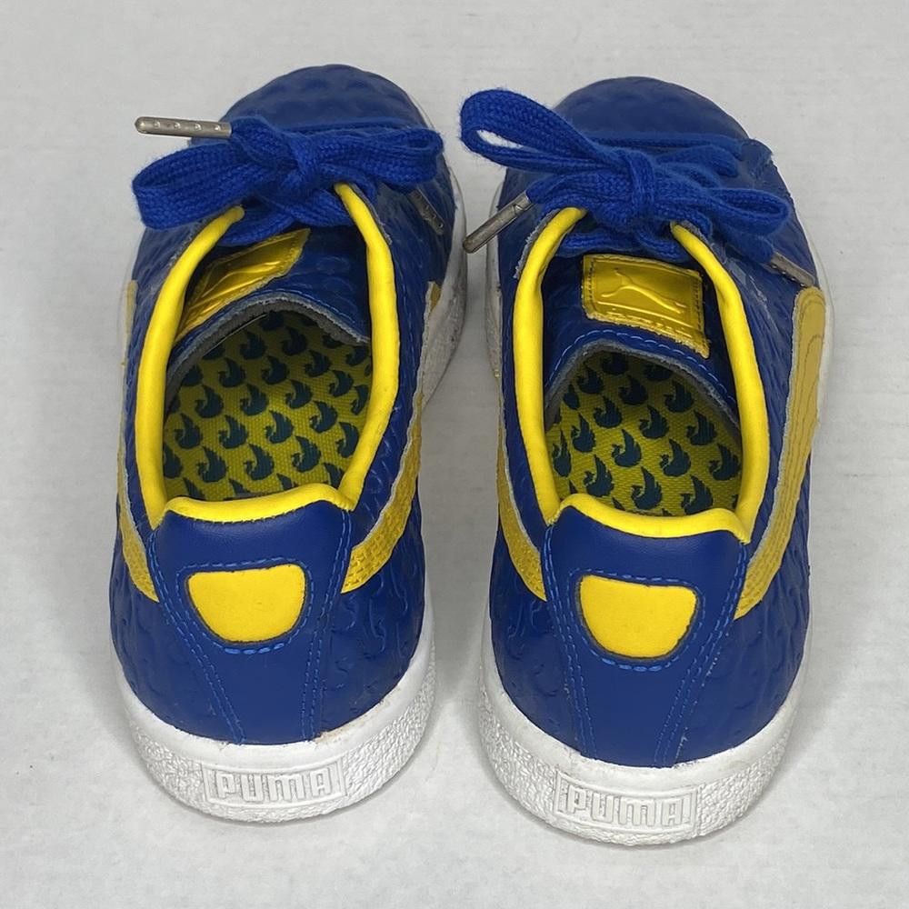 Puma Puma Clyde in Blue and Dandelion Yellow, 5.5 Size US 5.5 / EU 38 - 8 Thumbnail