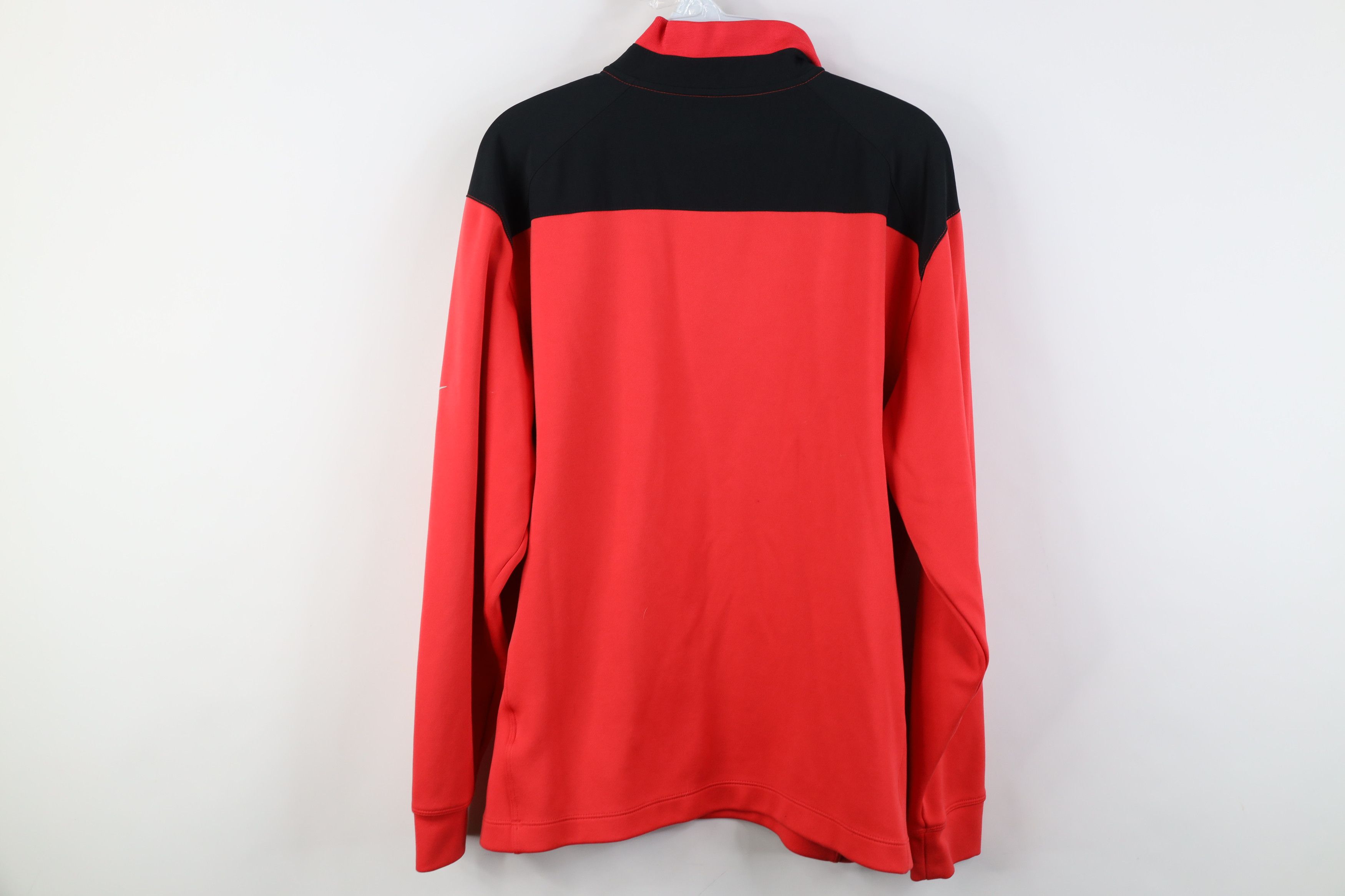 Nike Nike Golf Scott Mini Swoosh 1/4 Half Zip Pullover Jacket Top Size US L / EU 52-54 / 3 - 11 Thumbnail