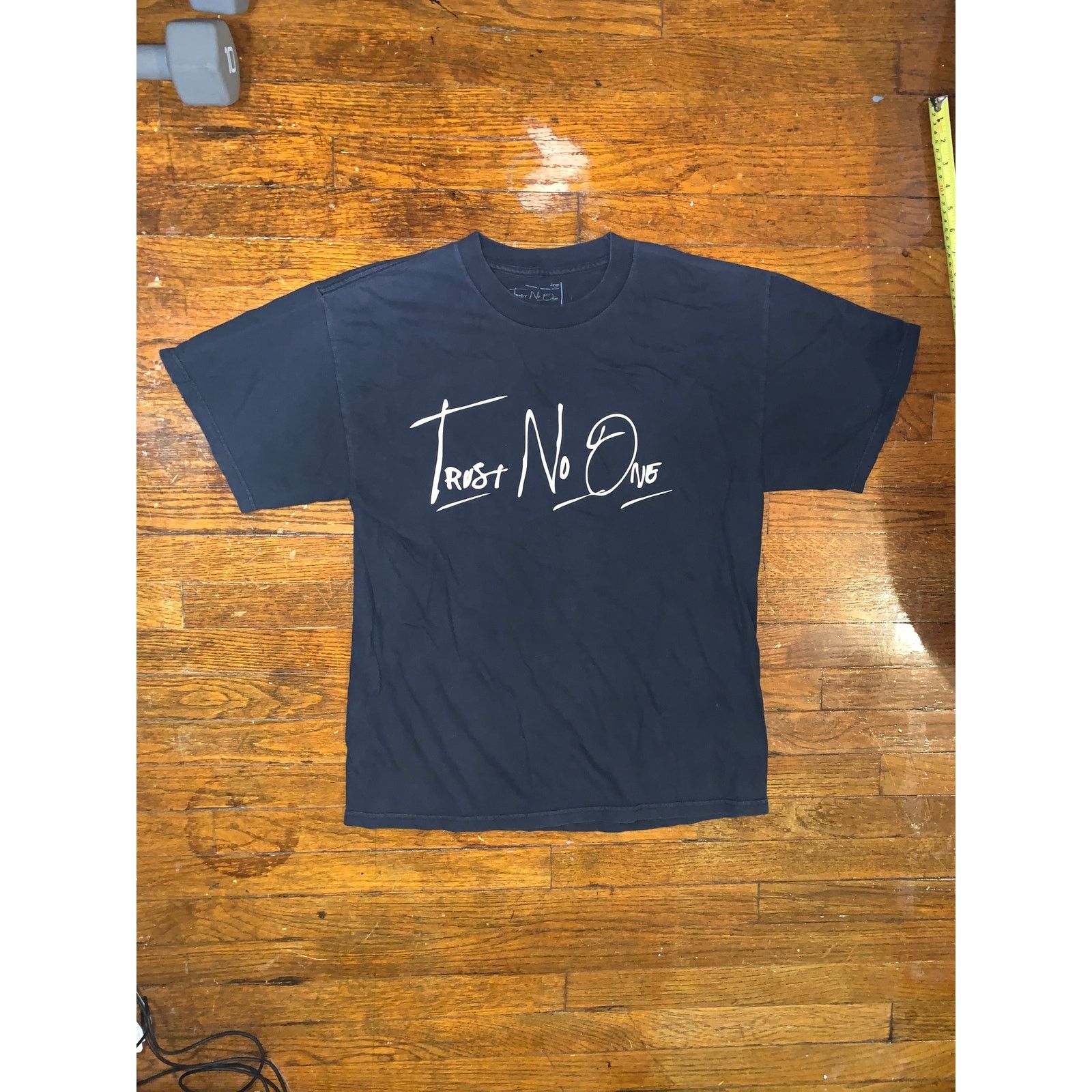 Other Trust No One TNO Graffiti T Shirt Large Black Streetwear Size US L / EU 52-54 / 3 - 2 Thumbnail