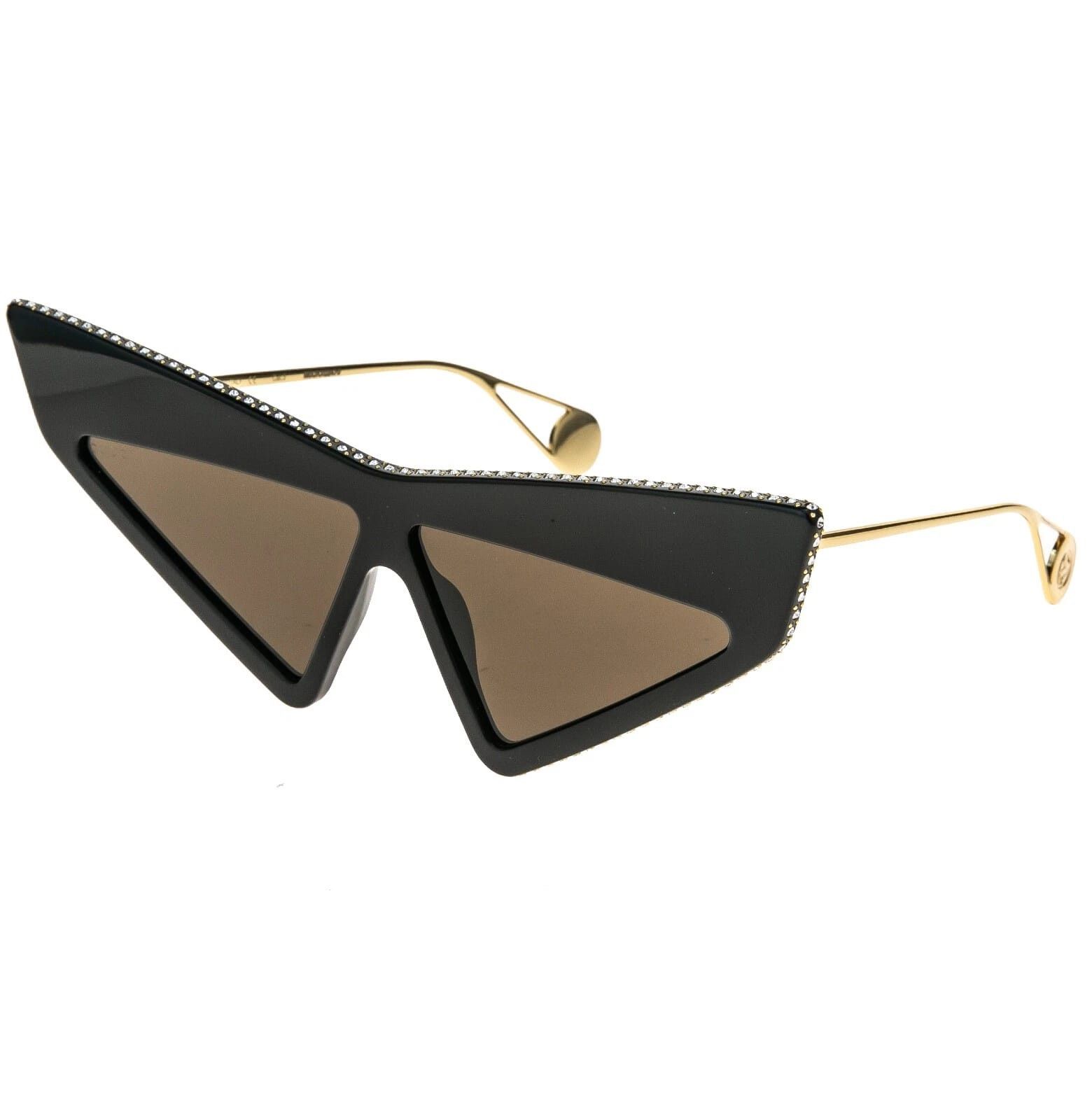 Gucci GUCCI GG0430S Hollywood Forever 0430 Black Sunglasses 002 Size ONE SIZE - 10 Thumbnail