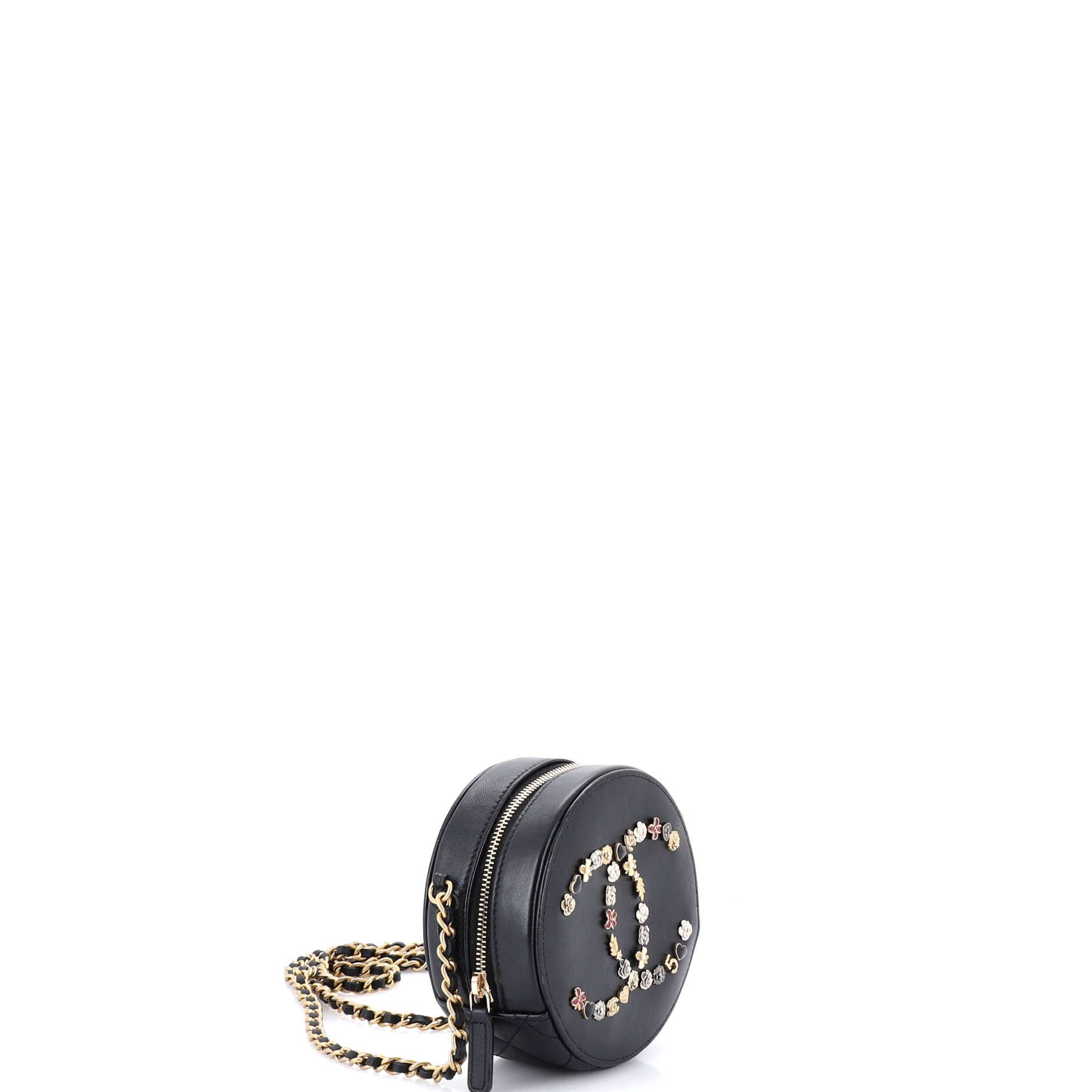 Chanel Lucky Charms Round Clutch With Chain Embellished Lambskin Size ONE SIZE - 1 Thumbnail