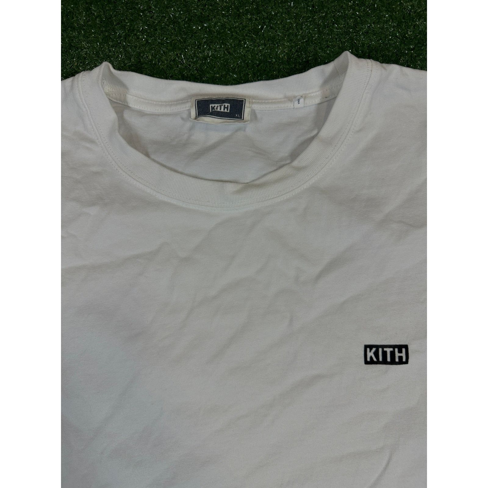 Kith Kith White S/S Lax Men's T-Shirt (USED) - Size XL Size US XL / EU 56 / 4 - 2 Thumbnail
