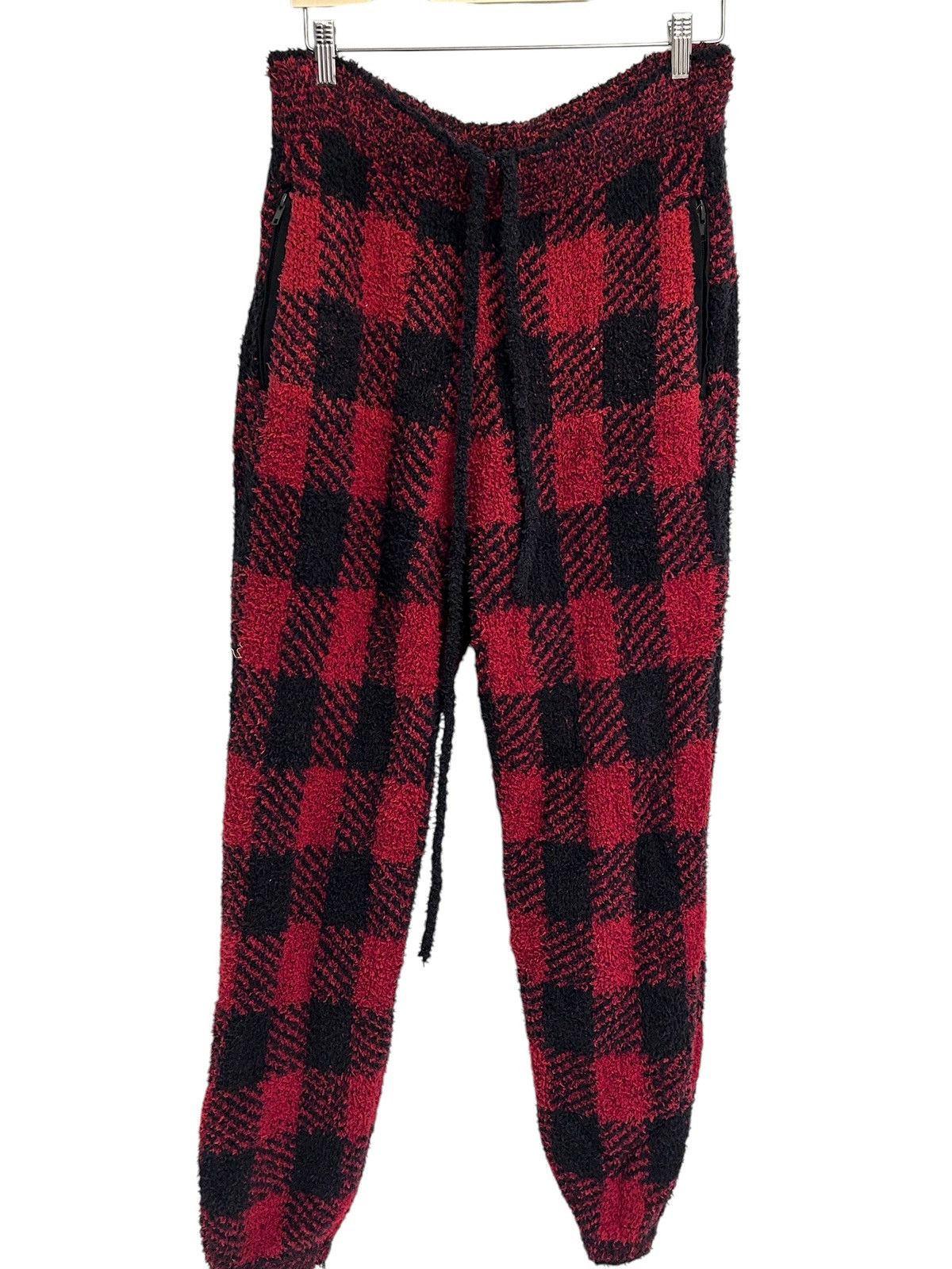SKIMS Skims Unisex Cozy Jogger In Brick Buffalo Check Size L/XL Size 34" / US 12 / IT 48 - 2 Thumbnail