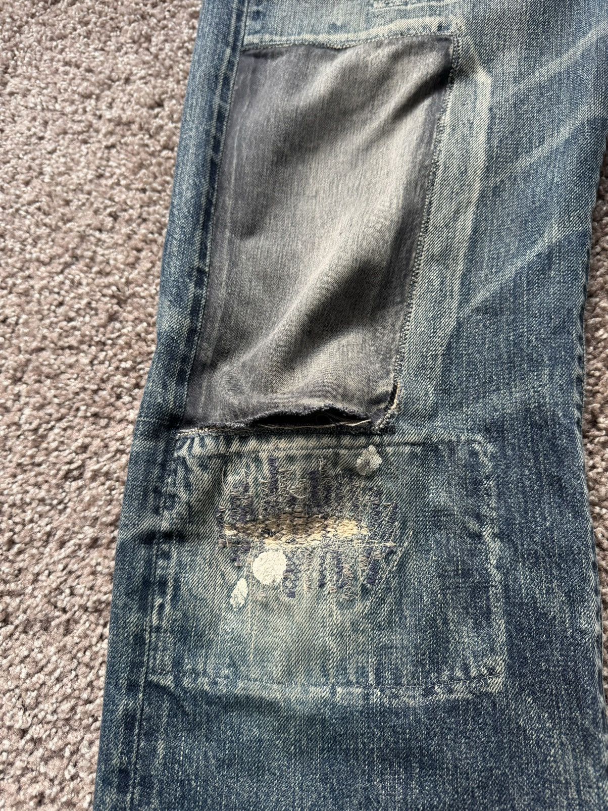 Kapital Kapital Patchwork Denim Jeans Size US 32 / EU 48 - 3 Thumbnail