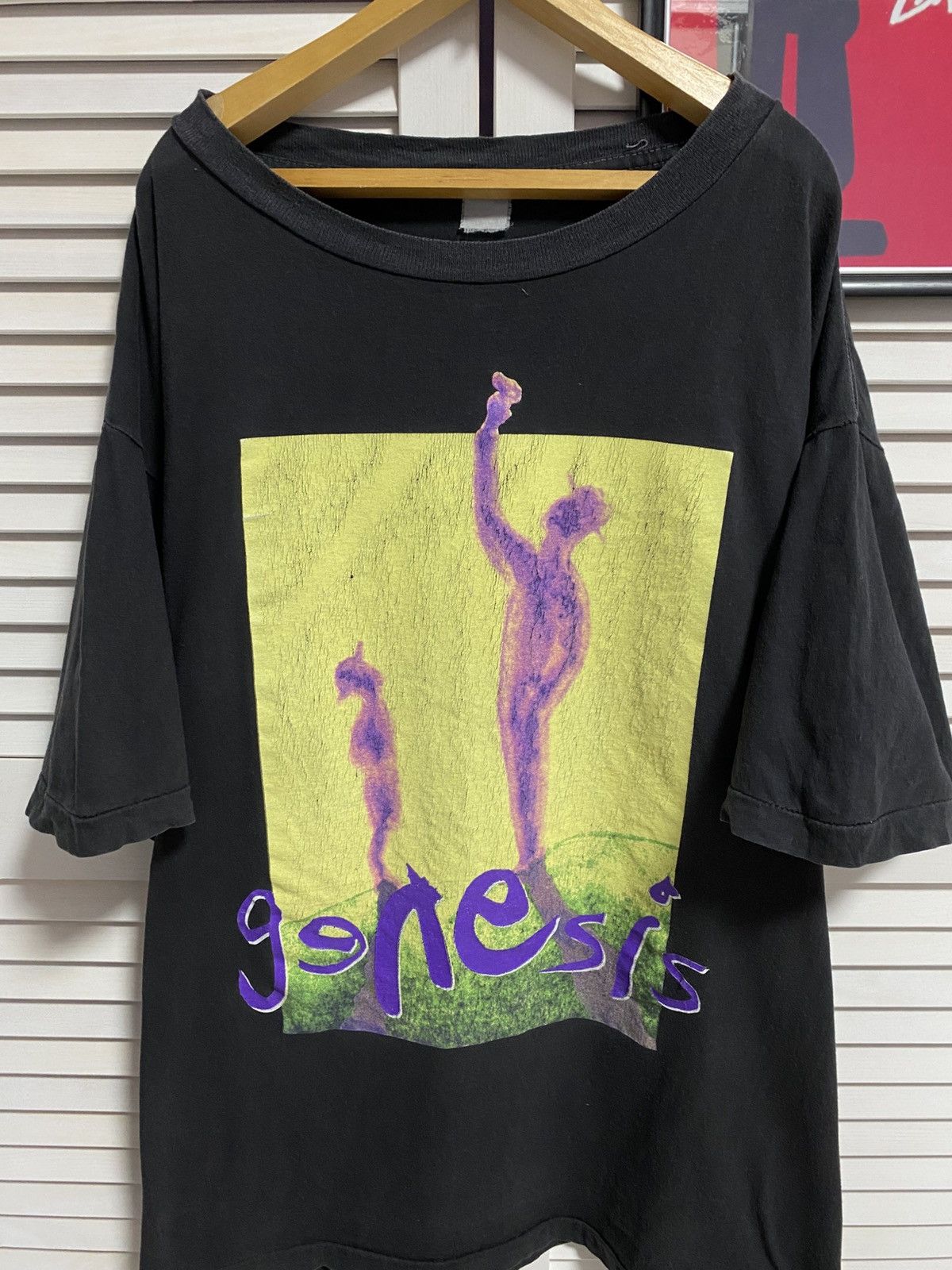 Band Tees Vintage T-Shirt Genesis 1992 Merch Tour World Rock Y2K Tee Size US XL / EU 56 / 4 - 2 Thumbnail