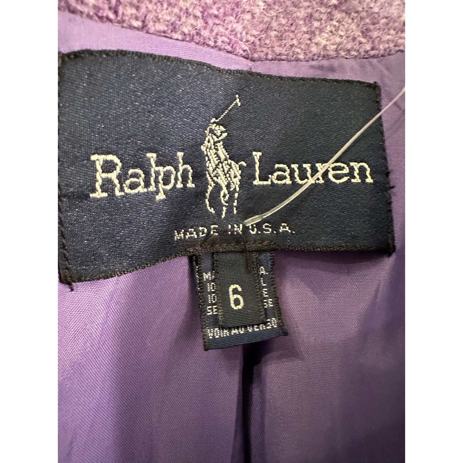 Ralph Lauren VINTAGE UNWORN RALPH LAUREN HARRIS TWEED BLAZER JACKET Size S / US 4 / IT 40 - 3 Thumbnail