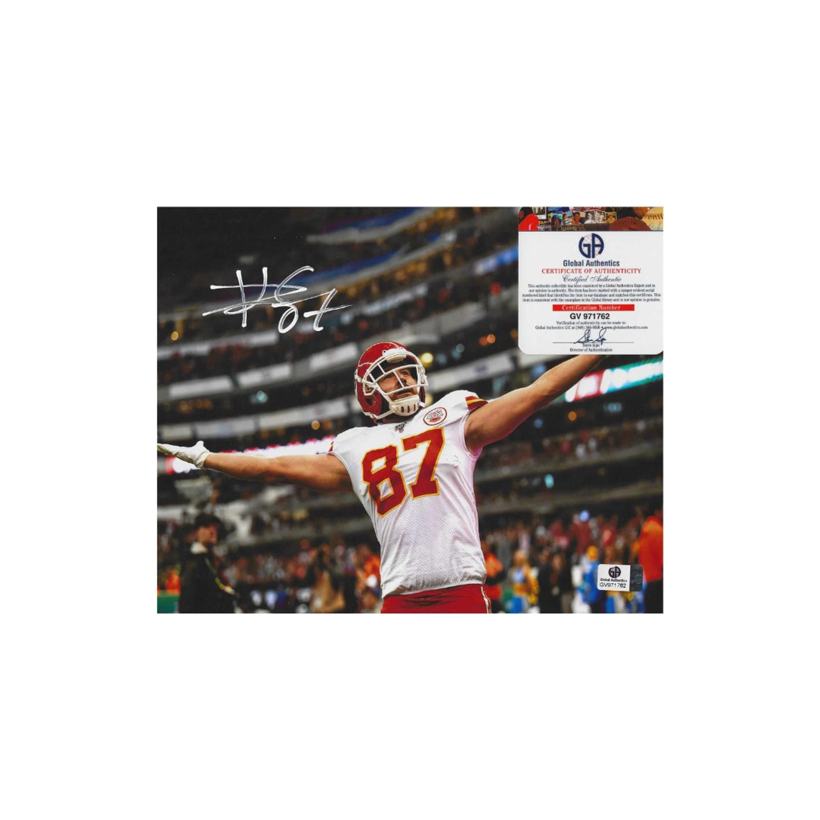 Other Travis Kelce Chiefs Autographed 8x10 Photo coa W/Frame Size ONE SIZE - 4 Thumbnail