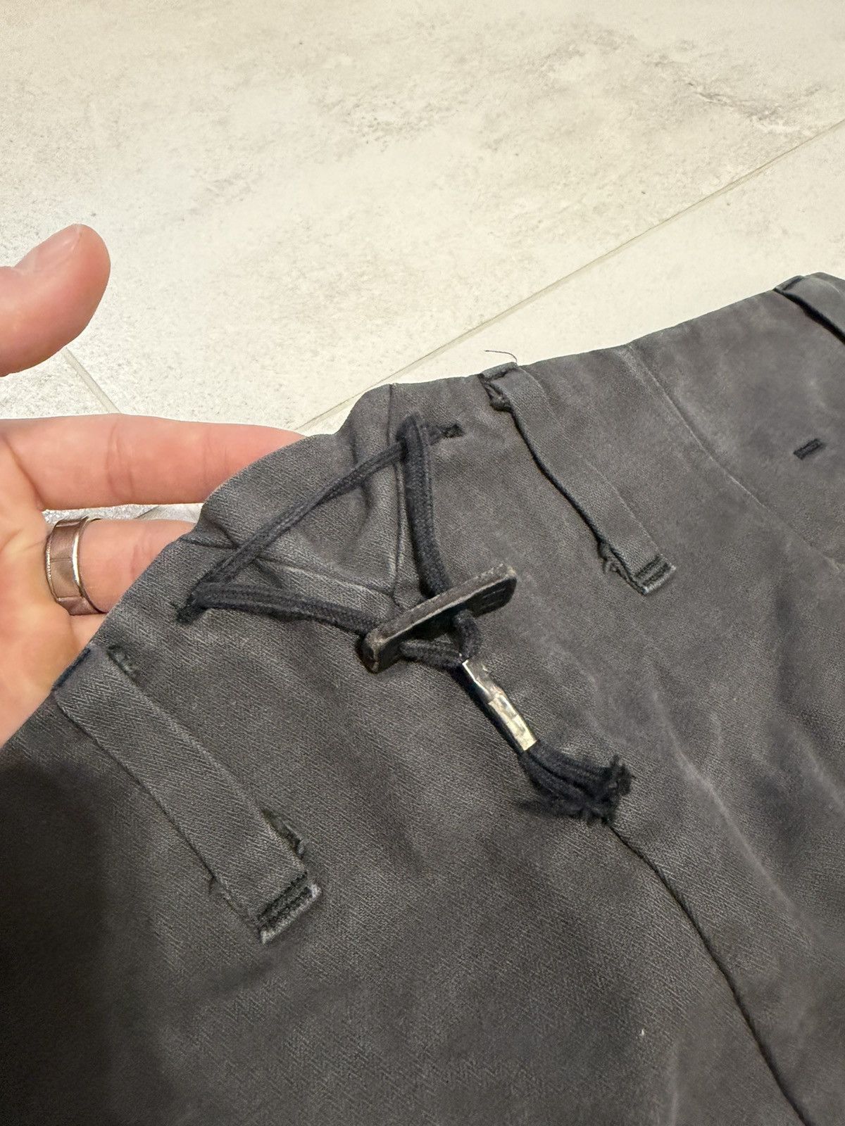 Boris Bidjan Saberi Boris Bidjan Saberi rare multilaced silver tab pants Size US 36 / EU 52 - 7 Thumbnail