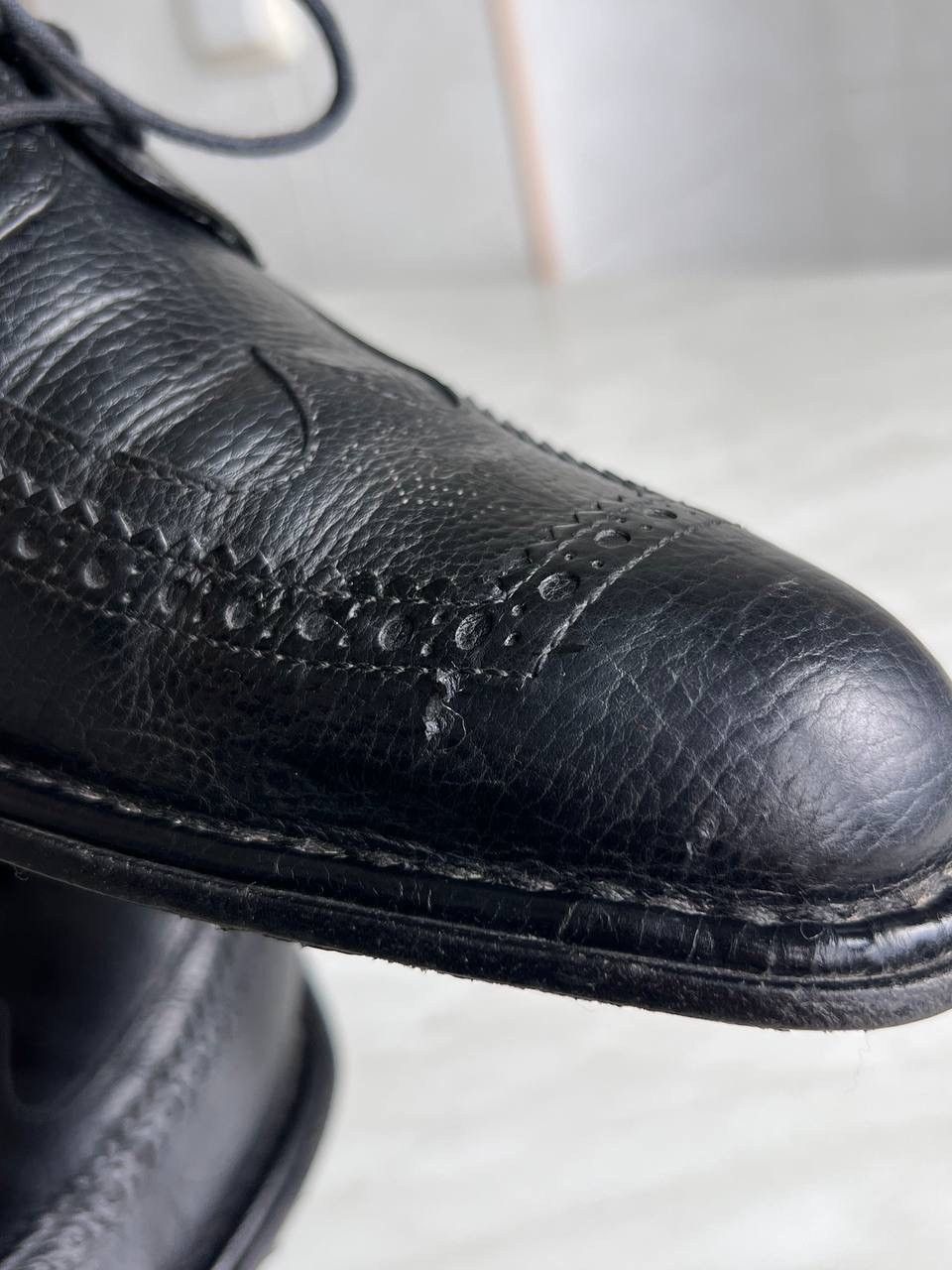 Japanese Brand 2000S CESARE PACIOTTI LEATHER OXFORD BROGUE FORMAL SHOES Y2K Size US 9 / EU 42 - 4 Thumbnail
