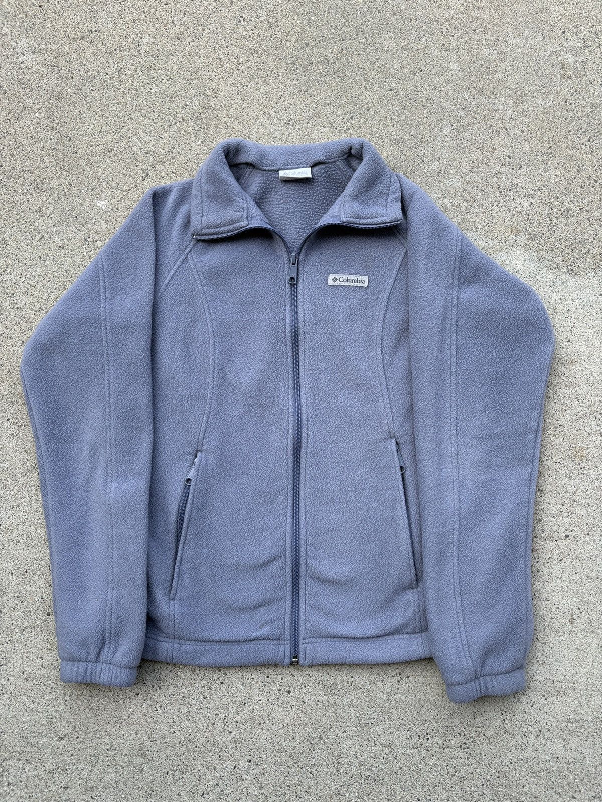 Columbia Columbia Benton Springs Grey Blue Zip Up Fleece Jacket Sz. M Size M / US 6-8 / IT 42-44 - 1 Thumbnail