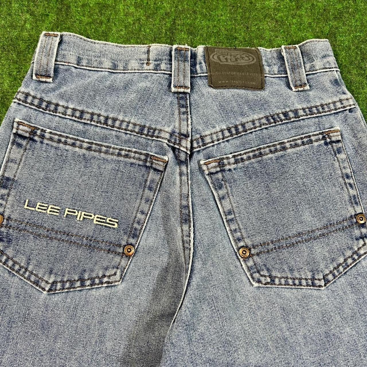 Lee Vintage 90’s Lee Pipes Baggy Fit Jean Shorts Size Small Size US 28 / EU 44 - 3 Thumbnail