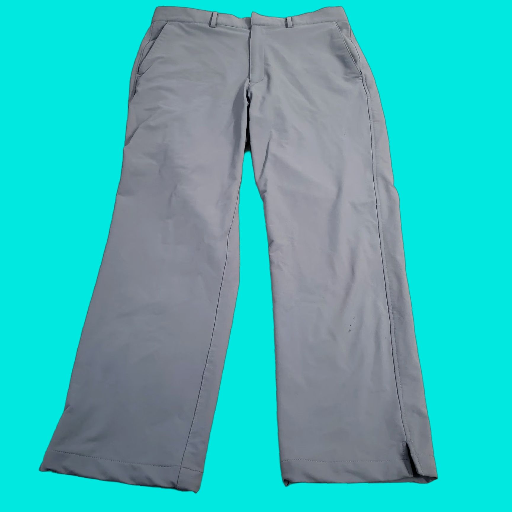 Under Armour Under Armour Storm Pants Mens 36x30 Gray Windbreaker Waterproof Outdoors Logo Pants Mens Gray Styled Pockets Logo 90s? Size US 36 / EU 52 - 1 Thumbnail