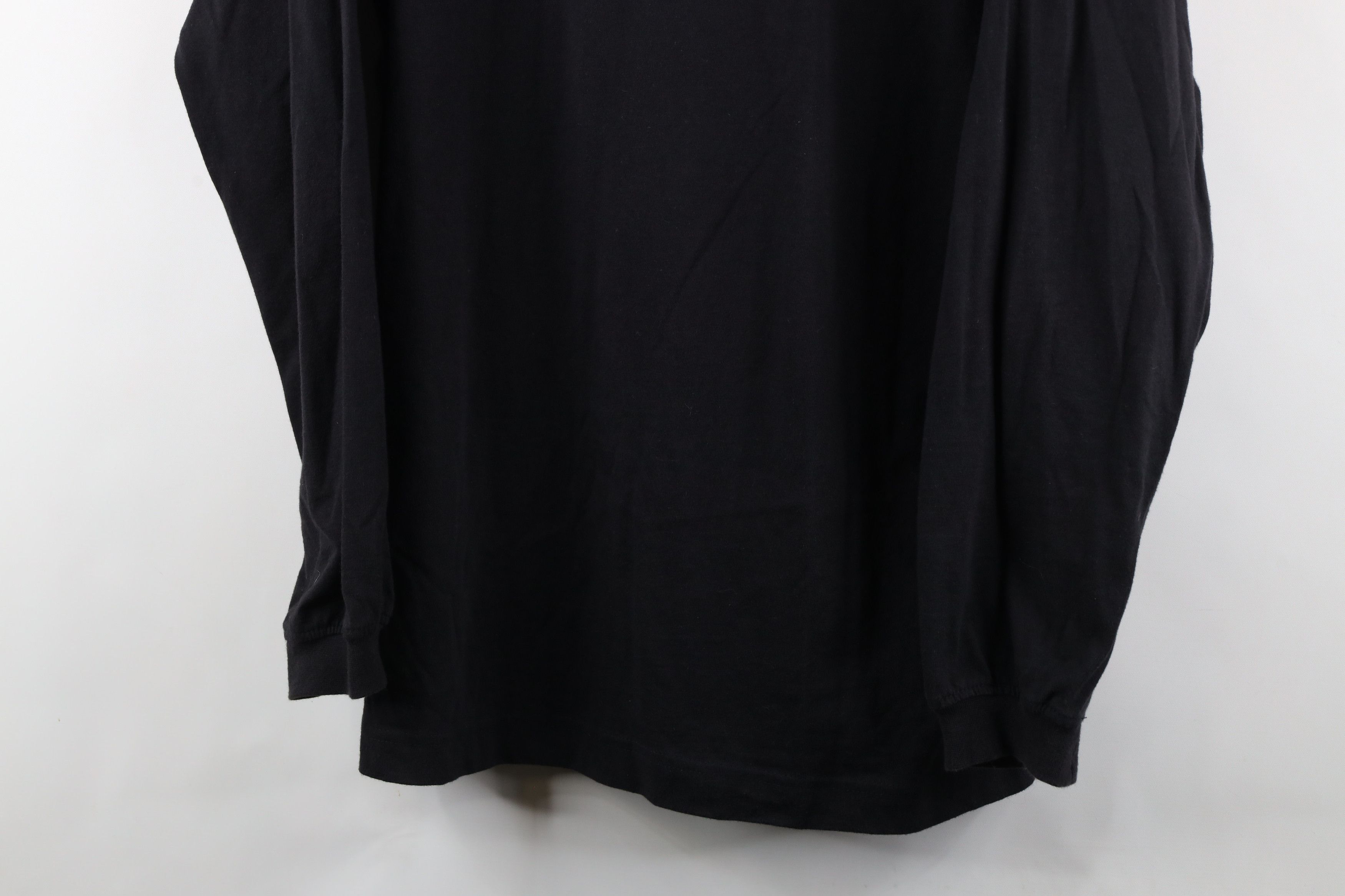 Vintage Vintage 90s Streetwear Long Sleeve Henley T-Shirt Black Size US M / EU 48-50 / 2 - 3 Thumbnail