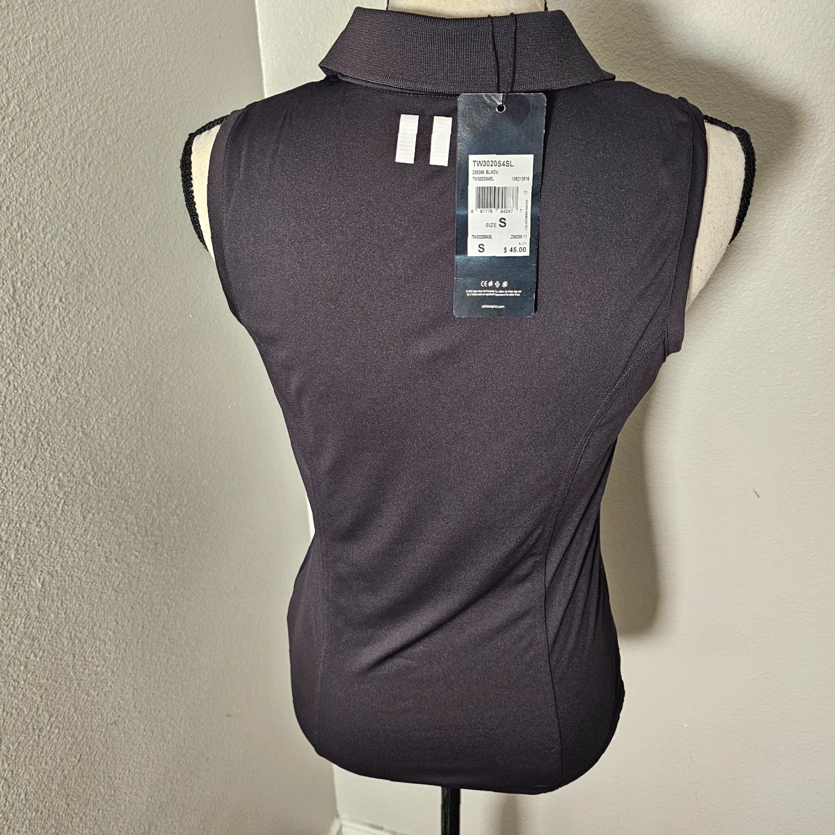 Adidas VINTAGE? No—Ignore. adidas Golf Polo Shirt Women Sleeveless Black Size M Adult Women Polo Shirt Black Adidas Golf Tennis Size M / US 6-8 / IT 42-44 - 4 Thumbnail