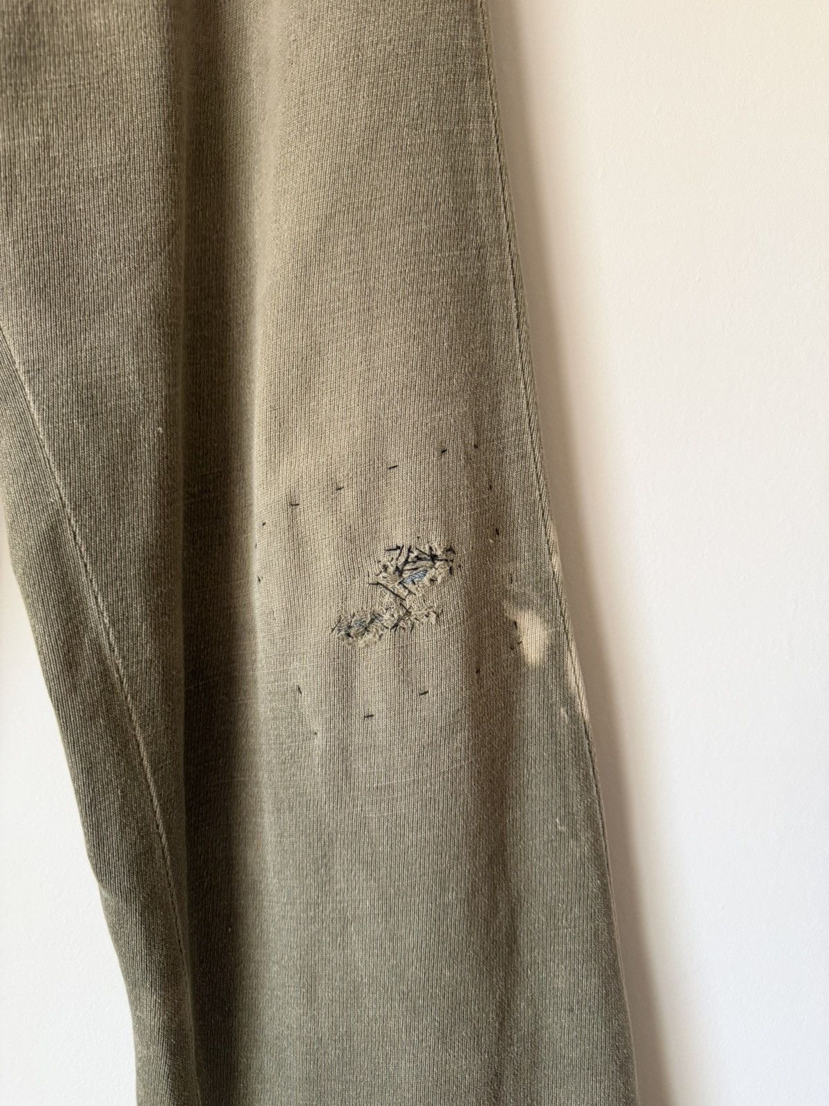 Vintage Vintage 50s Distressed Ribbed Whipcord Pants 29x29 Size US 29 - 4 Thumbnail