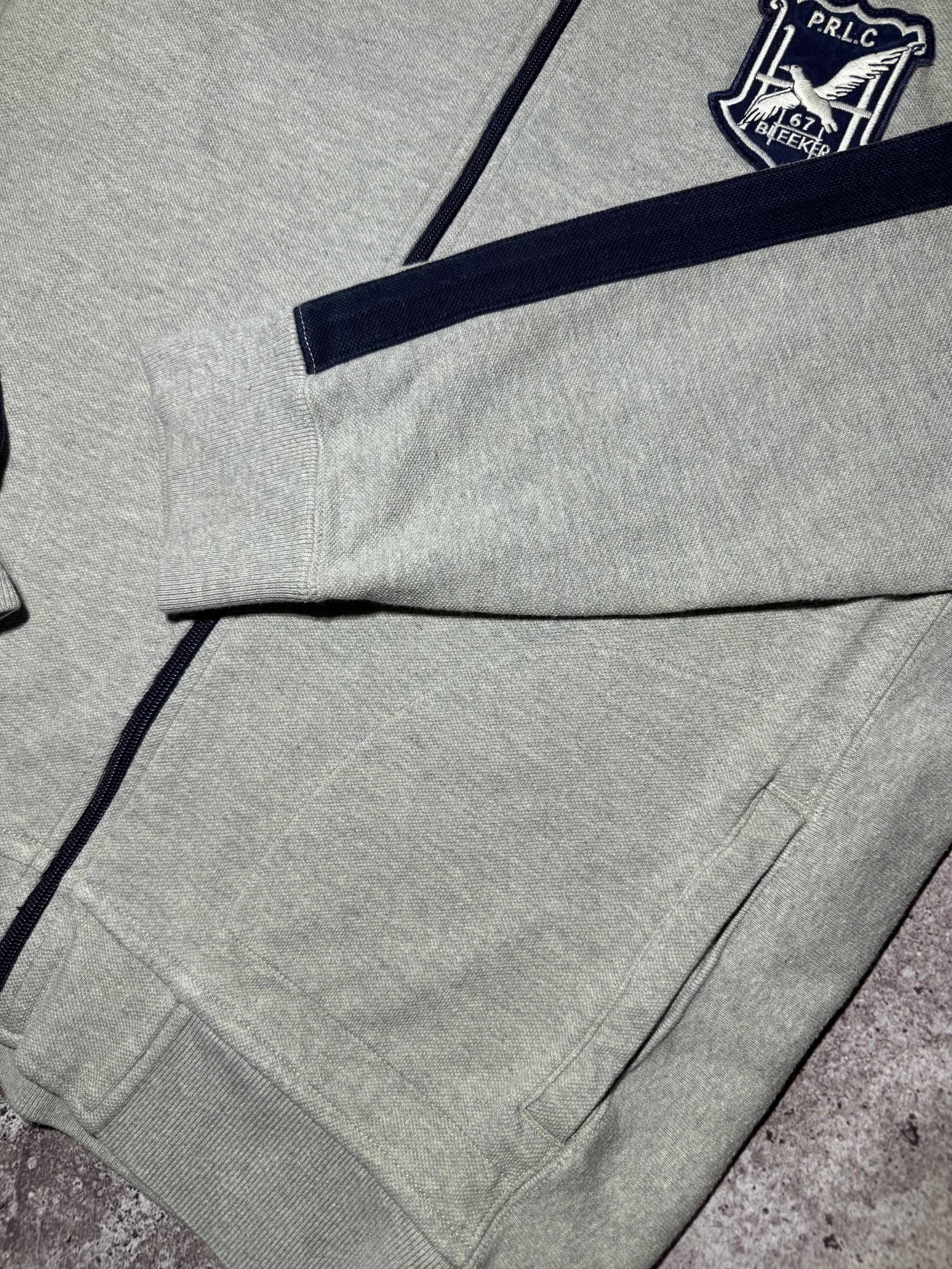 Polo Ralph Lauren Polo Ralph Lauren Vintage Gray Zipped Sweatshirt Streetwear Size US L / EU 52-54 / 3 - 7 Thumbnail