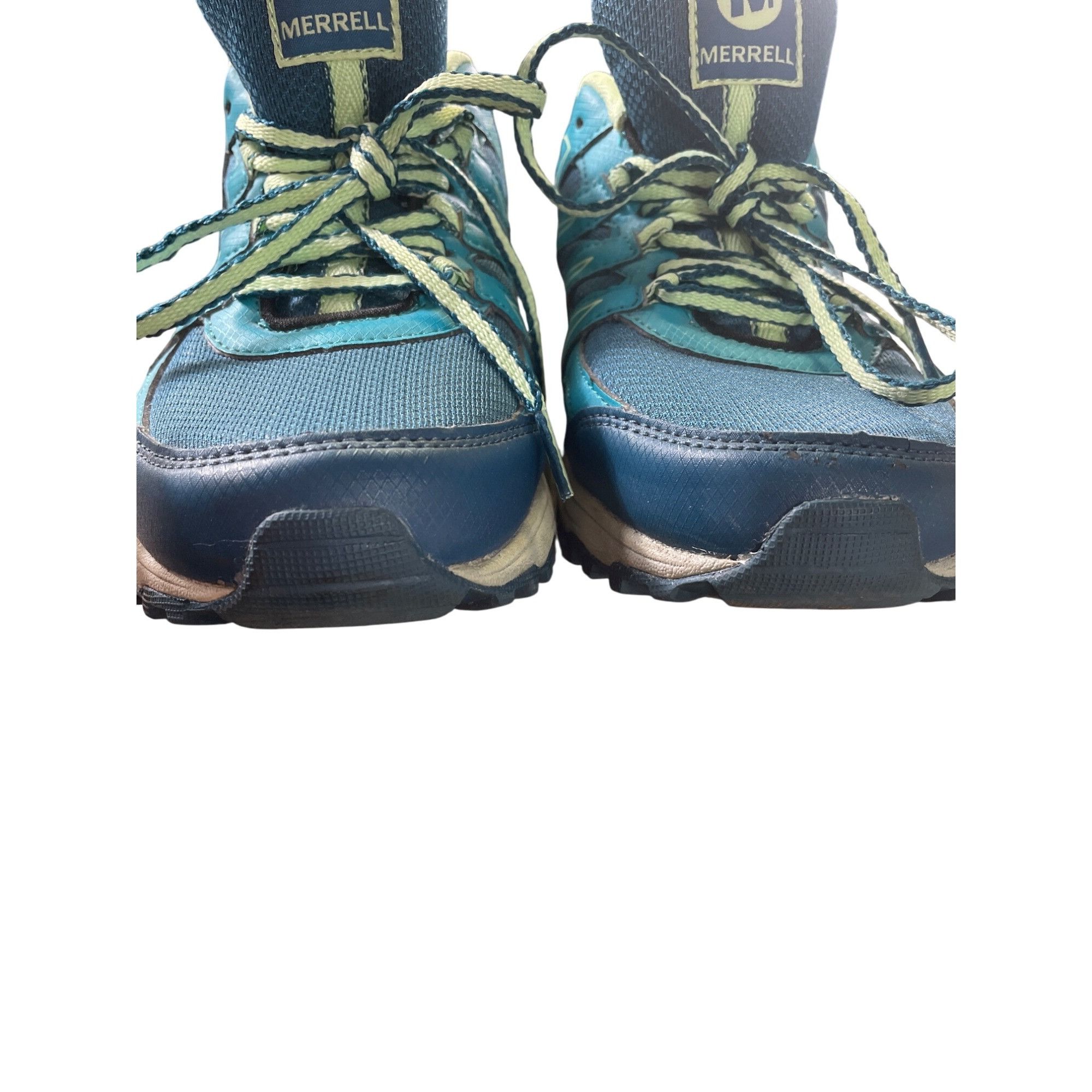 Merrell Merrell Womens Blue Green Trail Running Shoes Sneakers size Size US 8.5 / EU 41-42 - 6 Thumbnail