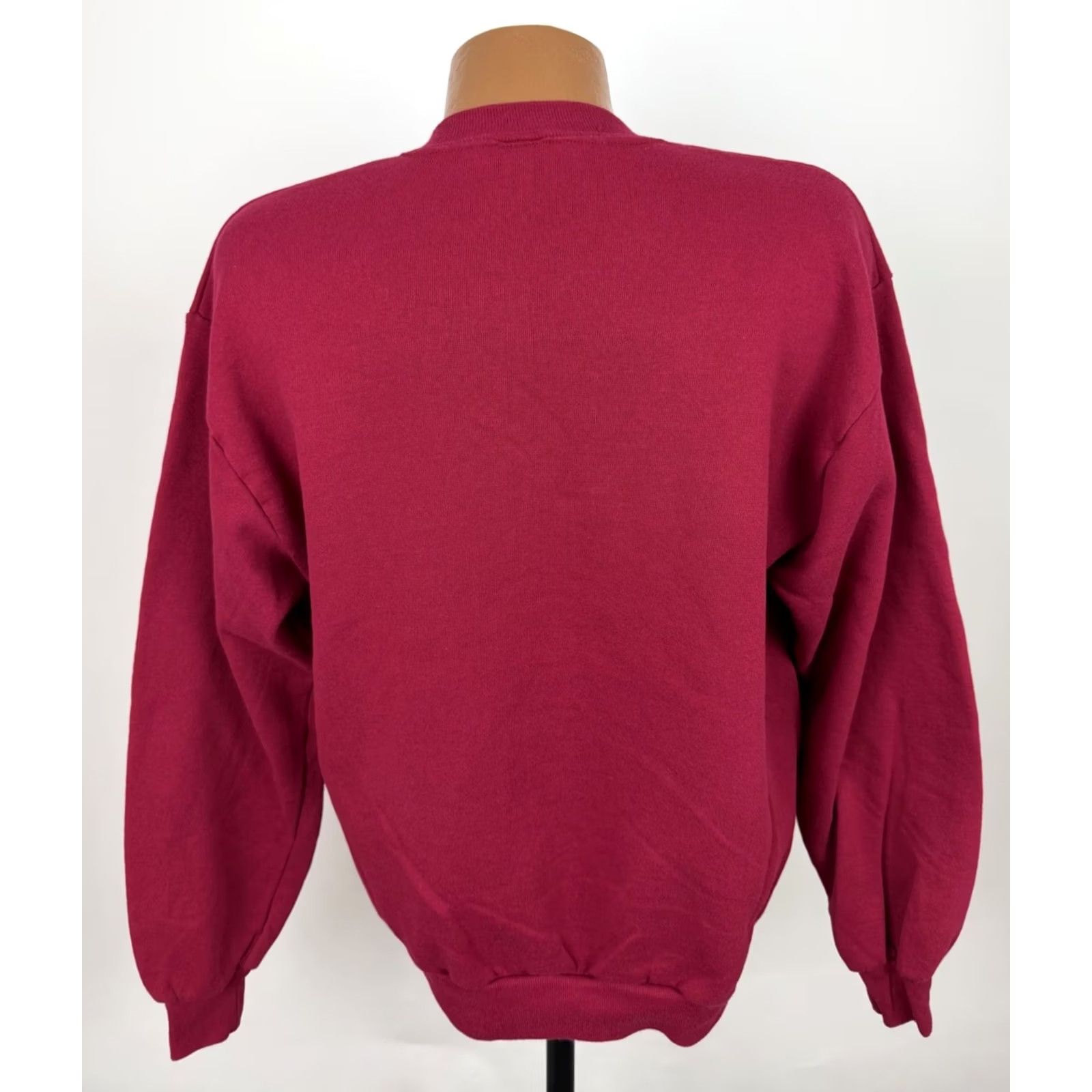 Jerzees VINTAGE Jerzees Sweatshirt Mens Large 90s Berry Red Crewneck USA Made Size US L / EU 52-54 / 3 - 7 Thumbnail