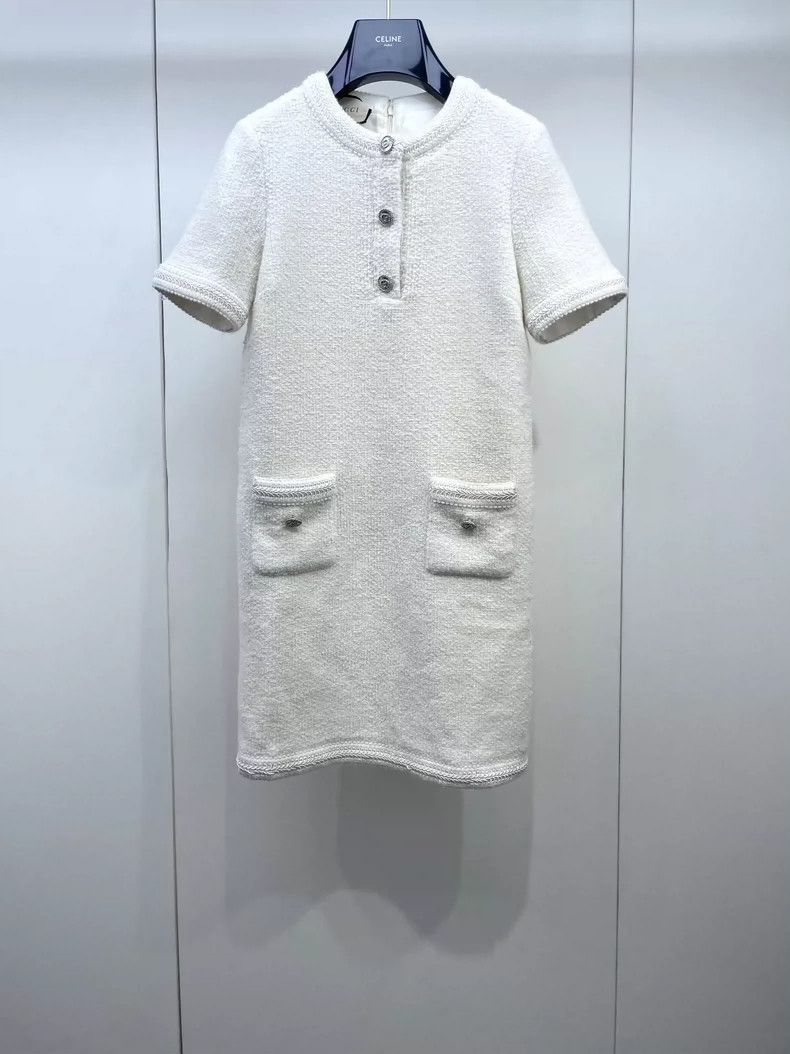 Gucci Gucci White double-pocket dress Size XS / US 0-2 / IT 36-38 - 1 Thumbnail