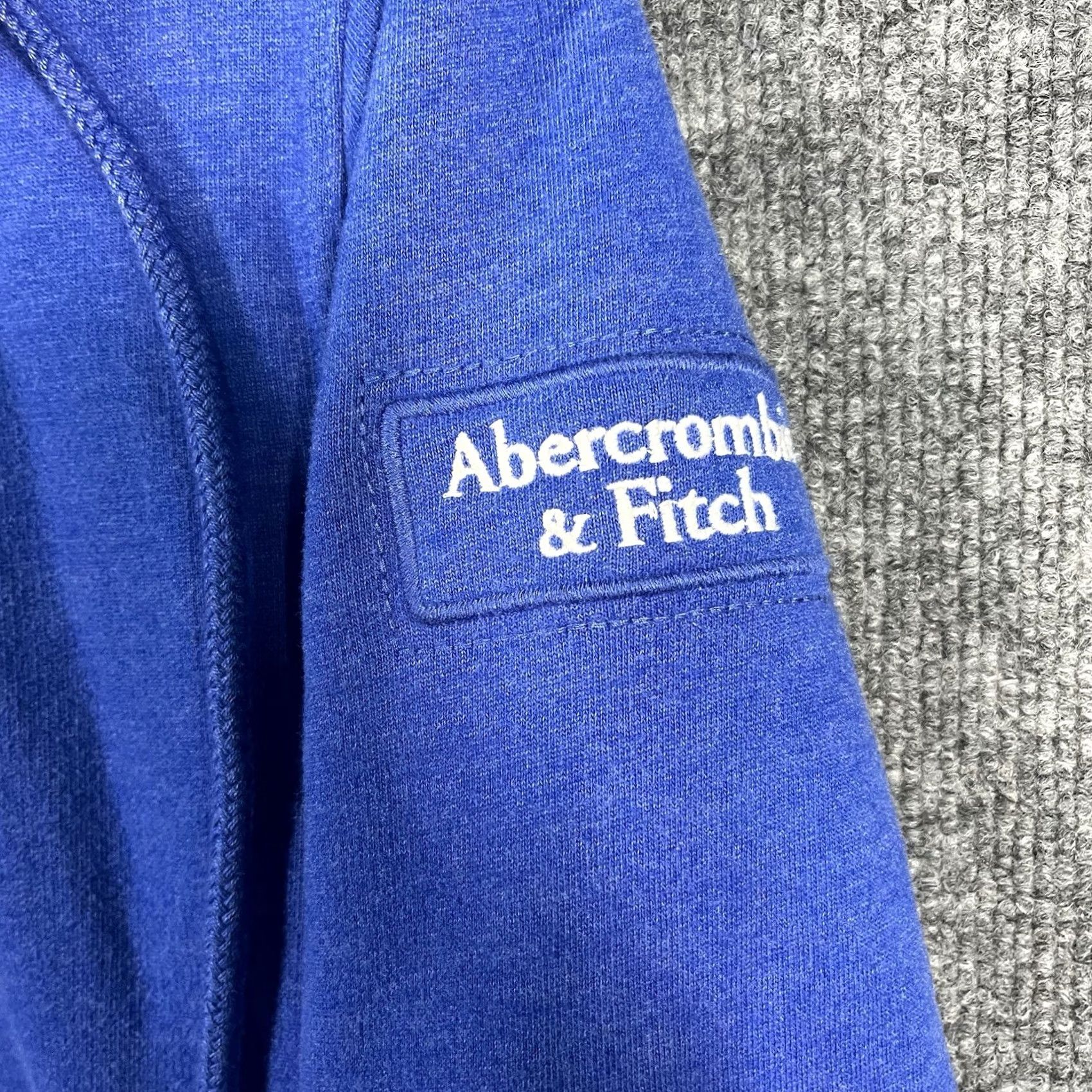 Abercrombie & Fitch Abercrombie & Fitch Hoodie Sweatshirt Men XL Blue Full Zip Hooded Vintage A&F Size US XL / EU 56 / 4 - 2 Thumbnail