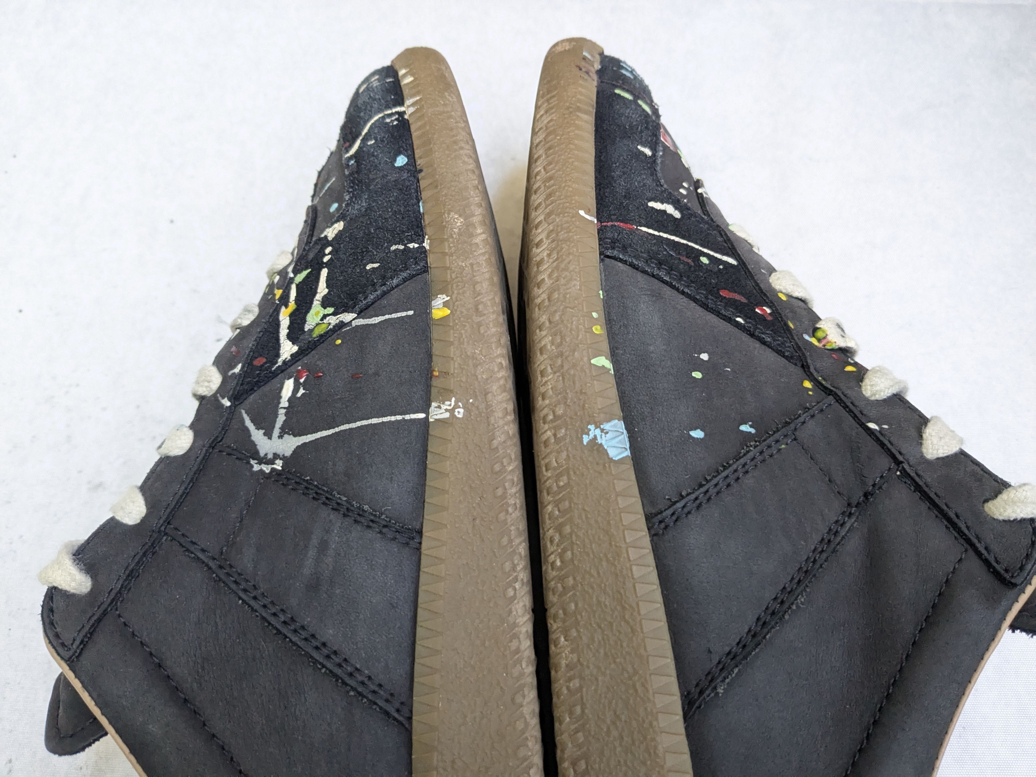 Maison Margiela Maison Margiela Replica GAT Paint Splatter Black 7 40 Low Size US 7 / EU 40 - 9 Thumbnail
