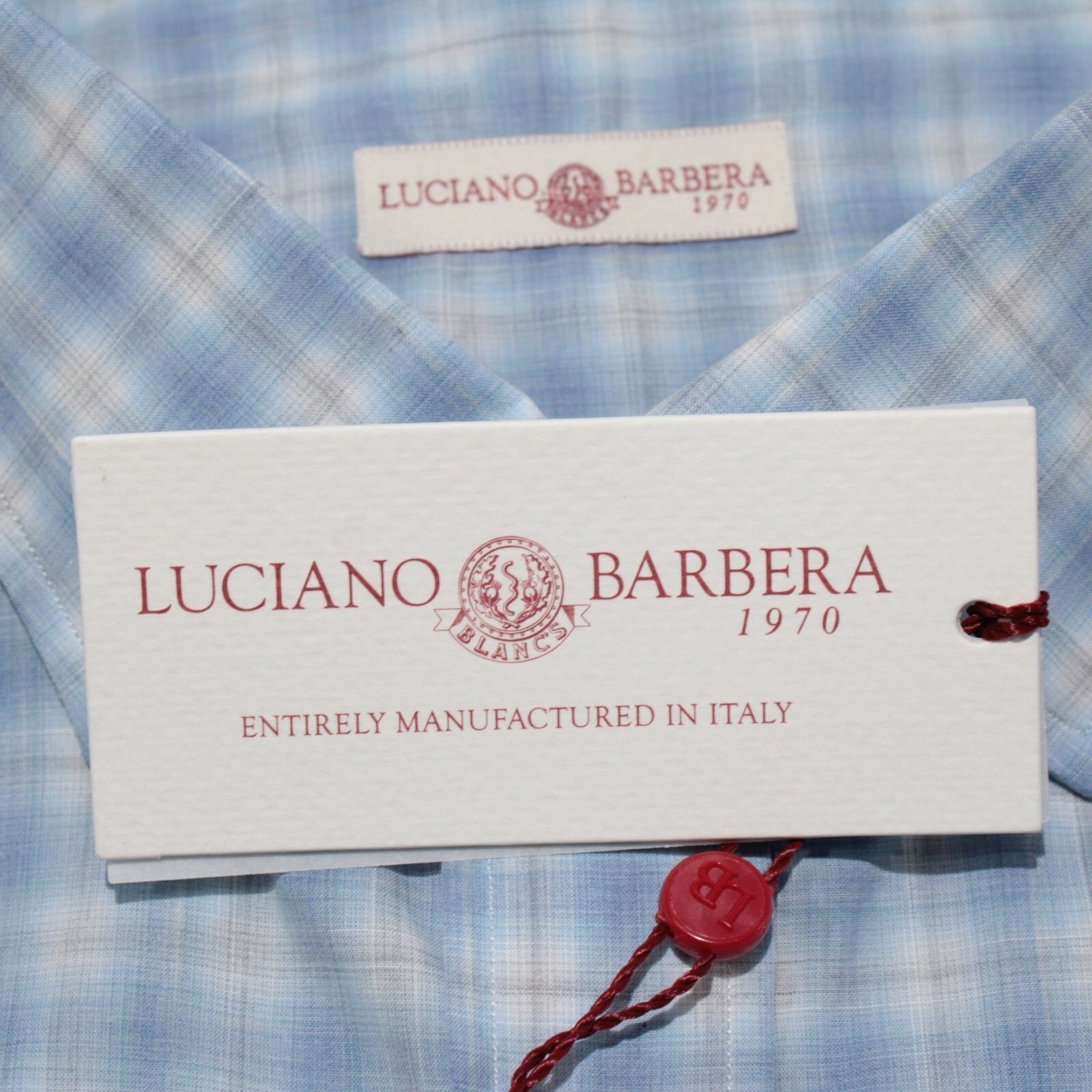 Luciano Barbera Luciano Barbera New with tags Shirt Size XL US In Blue Size US XL / EU 56 / 4 - 2 Thumbnail