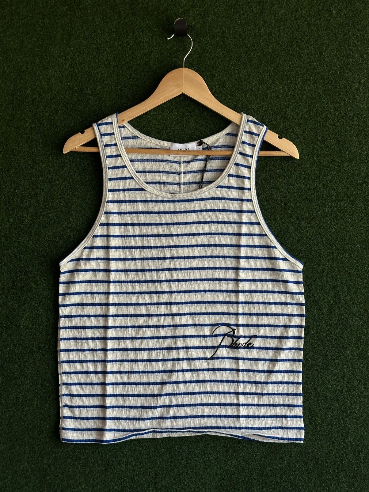 Rhude Rhude Striped Tank Top Vintage White Size US XS / EU 42 / 0 - 1 Thumbnail