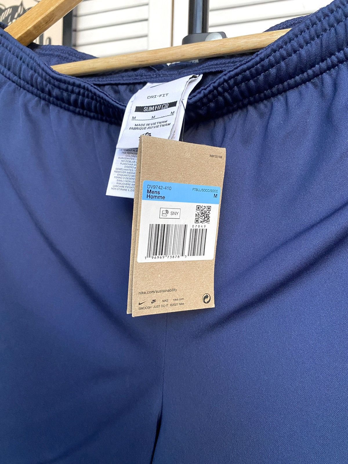 Nike Nike Dri-FIT Academy Dri-FIT Soccer Shorts Blue Running Size US 32 / EU 48 - 5 Thumbnail