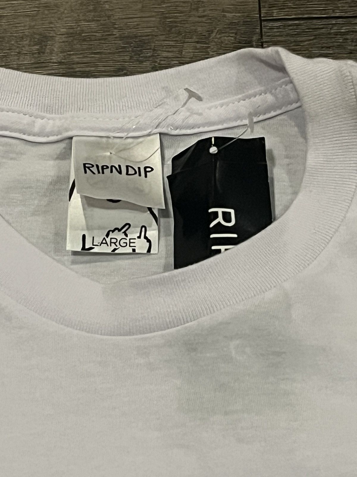 RIPNDIP RIpndip USA White Tee Shirt Size Large Size US L / EU 52-54 / 3 - 3 Thumbnail