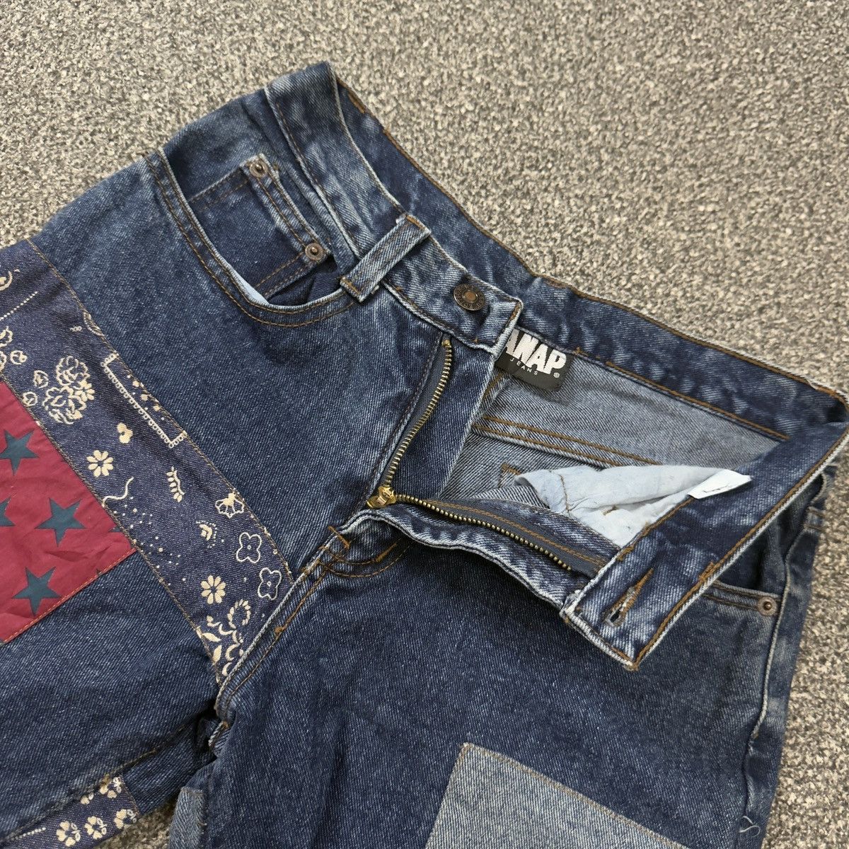 Japanese Brand Vintage 90s Japanese Flared Anap Weekend Edition Denim Size US 27 - 8 Thumbnail