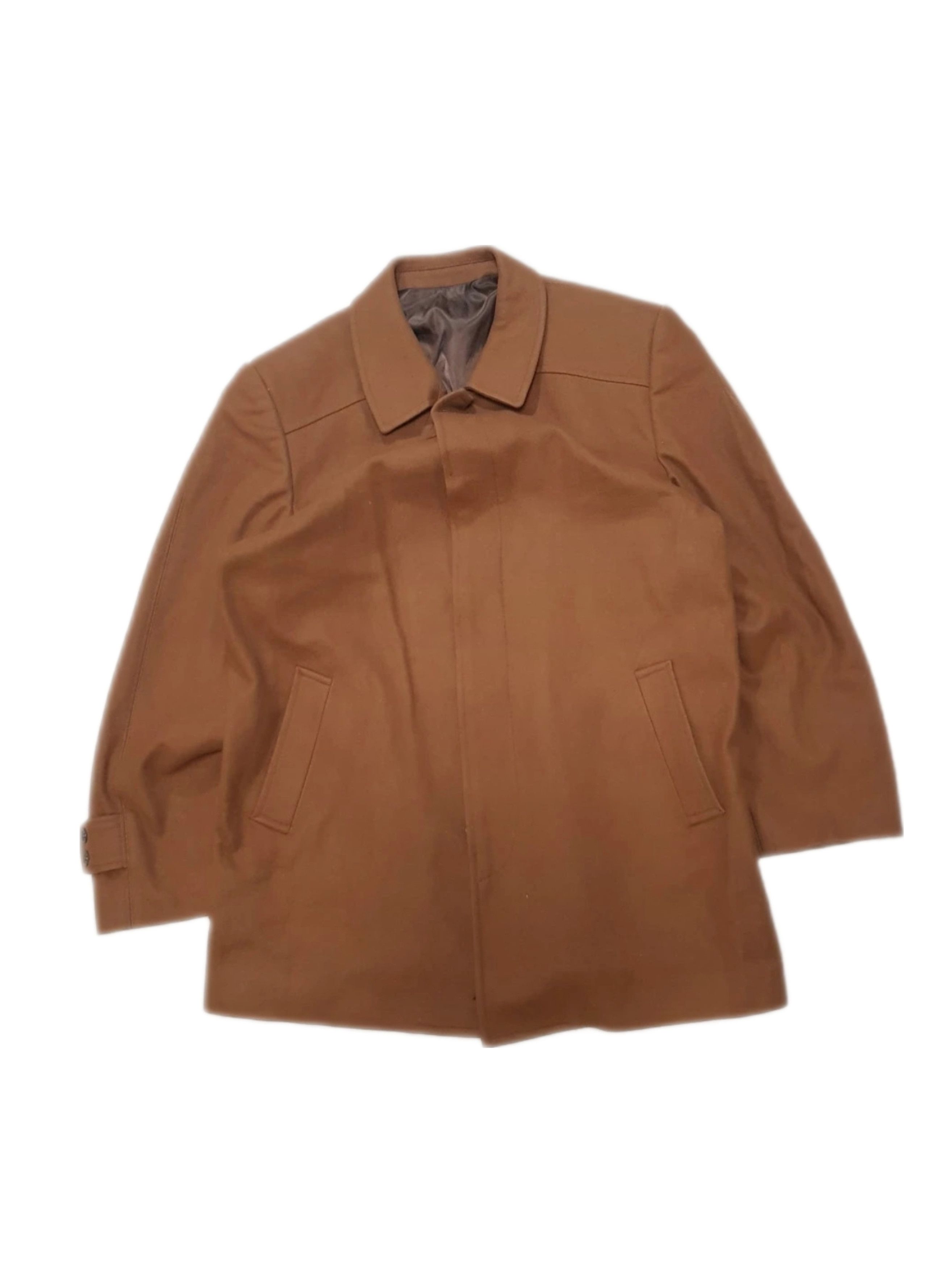 Designer × Vintage 90s Quality wool/Cashmere quilted Chunky Duffle jacket Size US XL / EU 56 / 4 - 1 Thumbnail