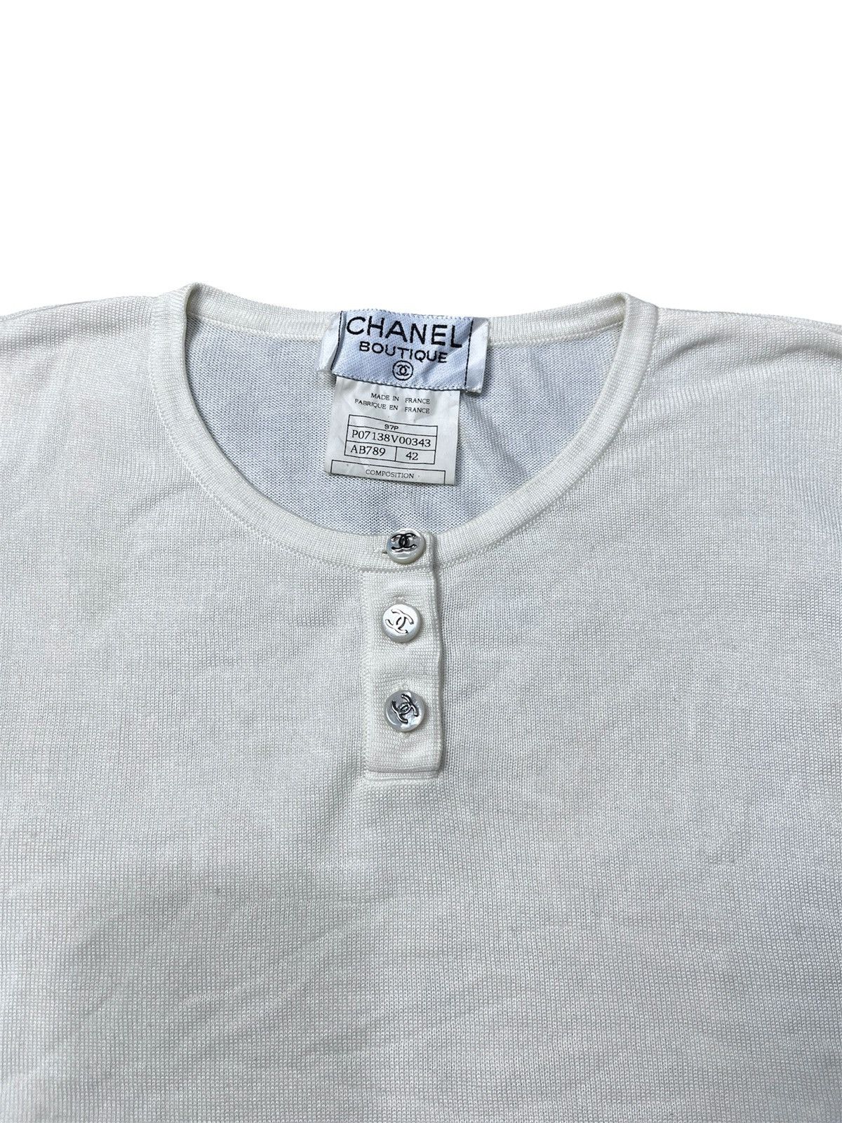 Chanel Chanel button ups Tank top Size US S / EU 44-46 / 1 - 3 Thumbnail