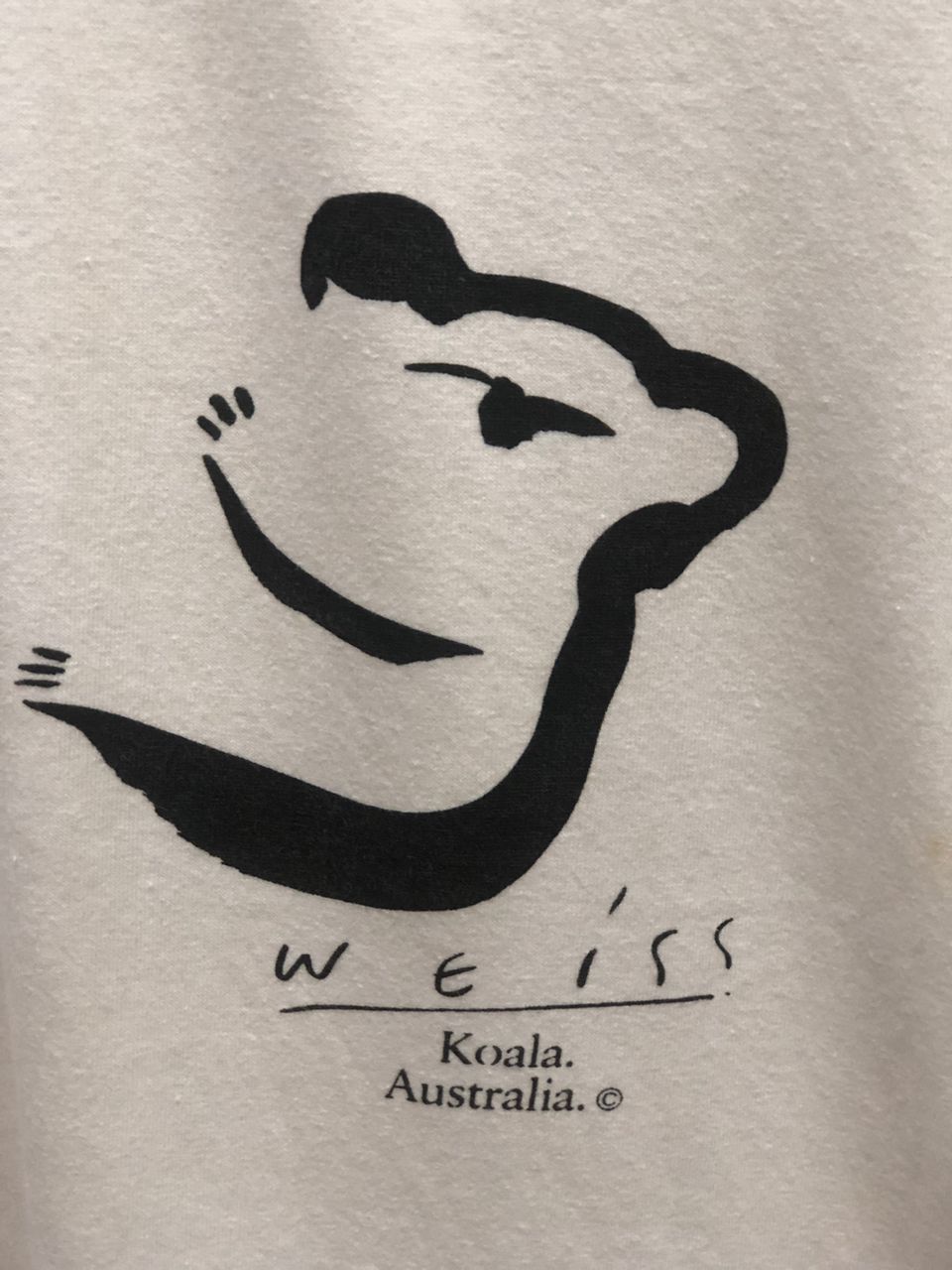 Vintage Vintage Weiss kangaroo australia tee Size US S / EU 44-46 / 1 - 7 Thumbnail