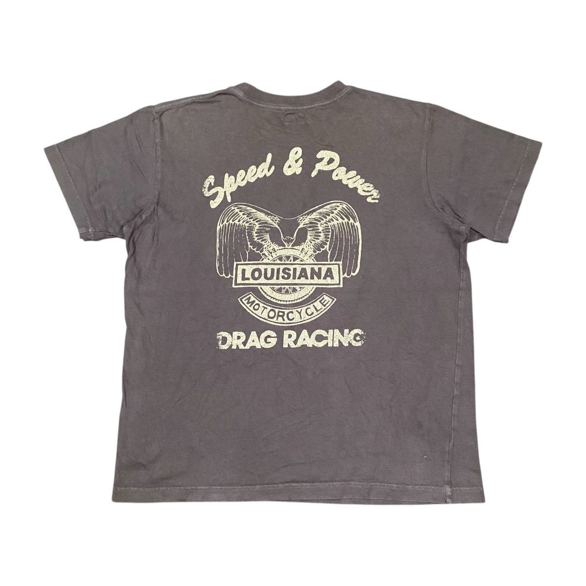 BARNS OUTFITTERS × Japanese Brand Vintage Barns Outfitters Louisiana Motorcycle Drag Racing Size US S / EU 44-46 / 1 - 2 Thumbnail