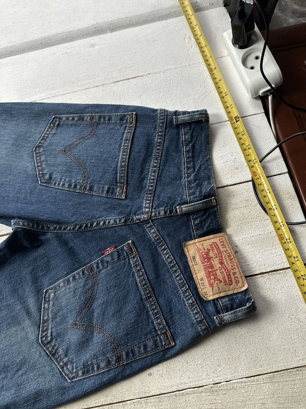Levi's BOOTCUT🚨Vintage 90s Levis Jeans 00525 Light Wash Denim 525 Size 25" / US 0 / IT 36 - 7 Thumbnail