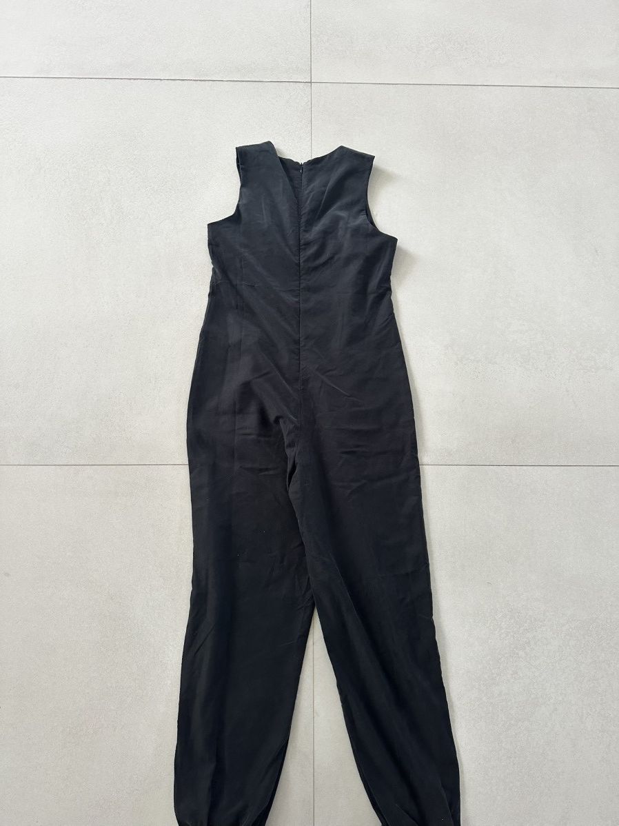 Other DORI PREMIERE MADE IN ITALY BLACK JOGGER JUMPSUIT W POCKETS Size 27" / US 4 / IT 40 - 3 Thumbnail