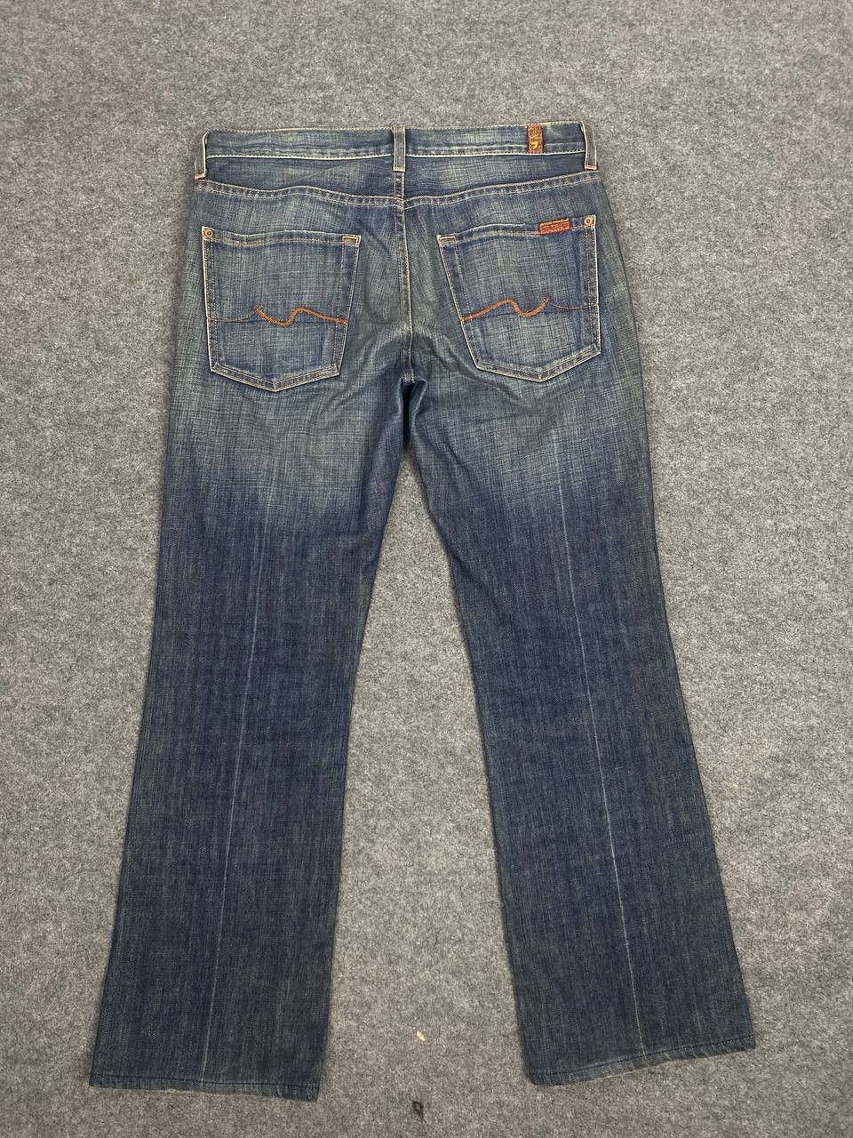 7 For All Mankind 7 for all mankind bootcut flare denim nice design Size US 34 / EU 50 - 2 Thumbnail