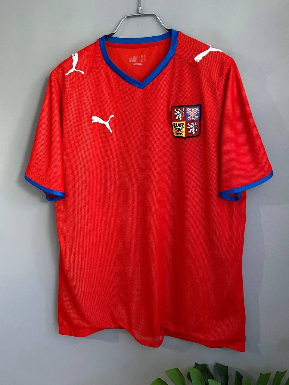 Puma Czech Republic National Team 2008/09 Home Soccer Jersey XL Size US XL / EU 56 / 4 - 2 Thumbnail