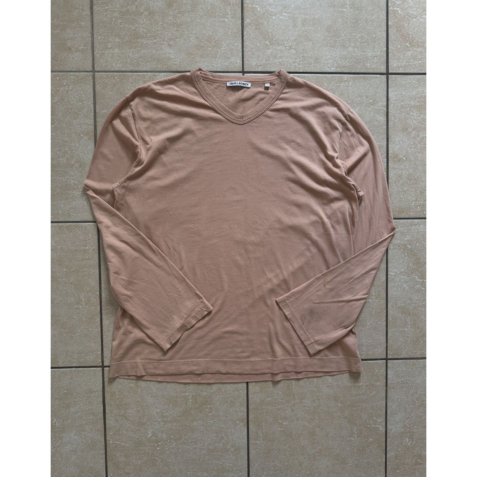 Our Legacy Our Legacy Peach Pink New Clean Jersey Size US M / EU 48-50 / 2 - 3 Thumbnail