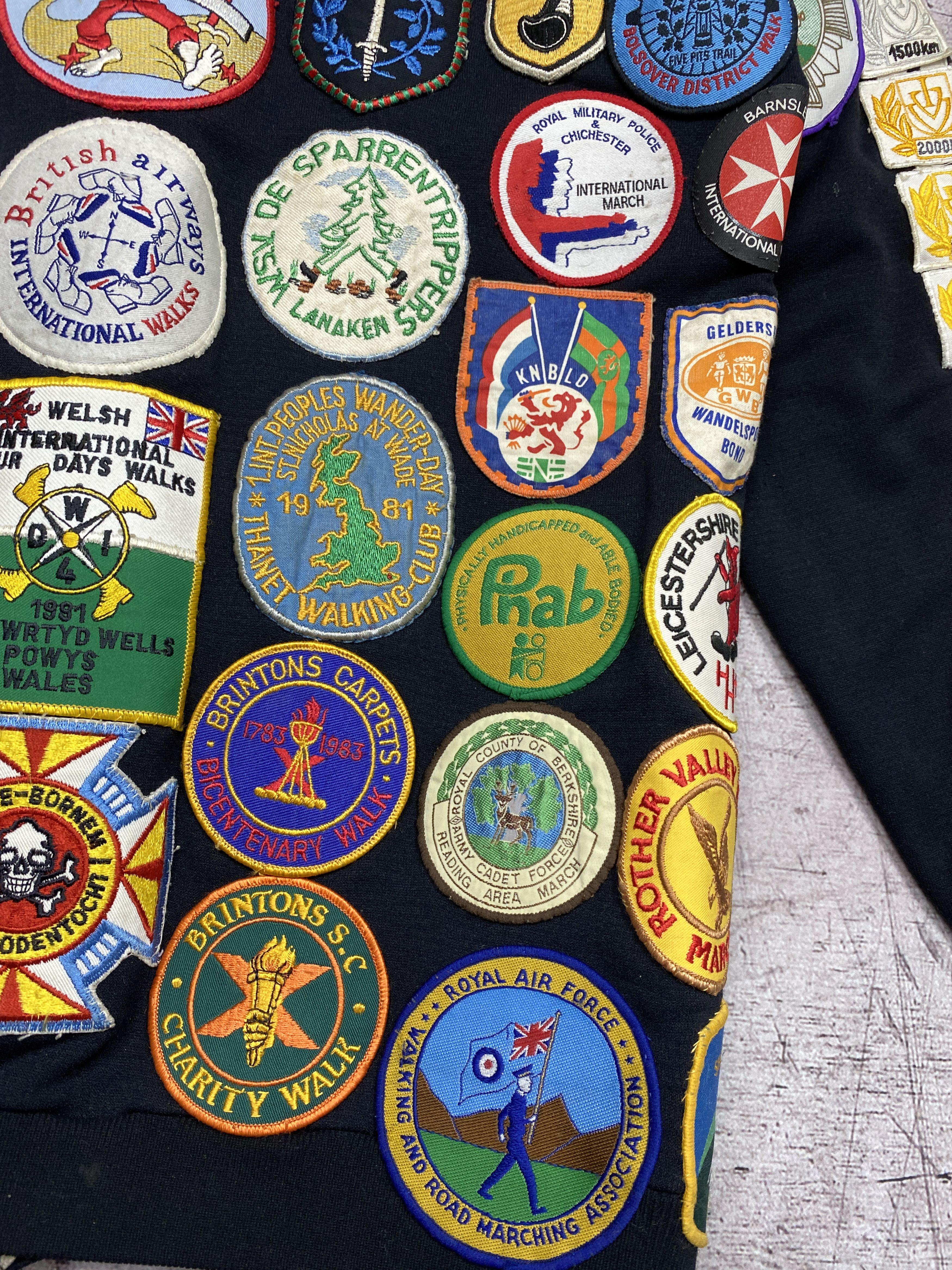 Vintage Vintage 1980’s Patch Covered Mens Bomber Jacket Size US L / EU 52-54 / 3 - 17 Thumbnail