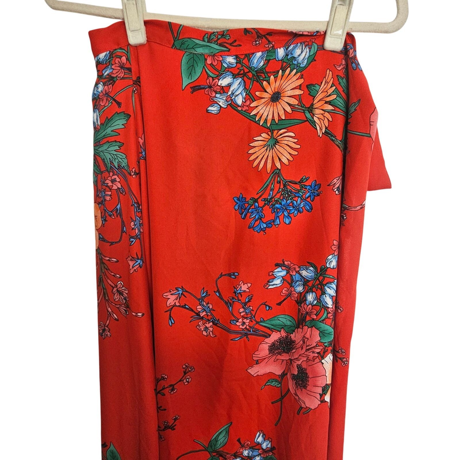 Lululemon NEW Lulu's Red Floral Print 2-Pc. Set Wrap Skirt Crop Top XL Size XL / US 12-14 / IT 48-50 - 7 Thumbnail